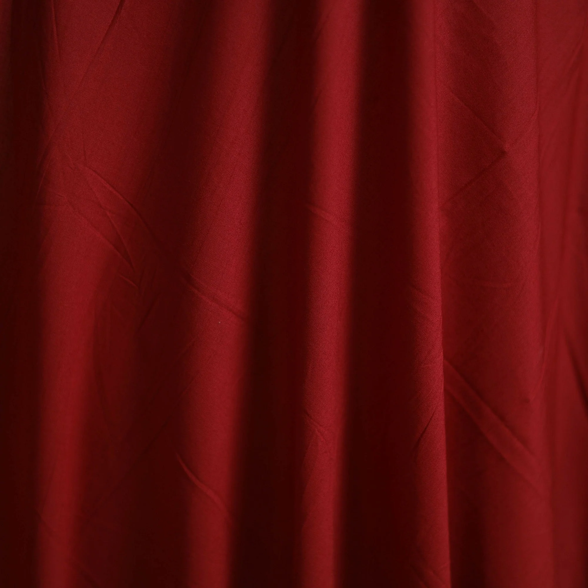 Red - Prewashed Dyed Cotton Plain Fabric 48 - Image 3