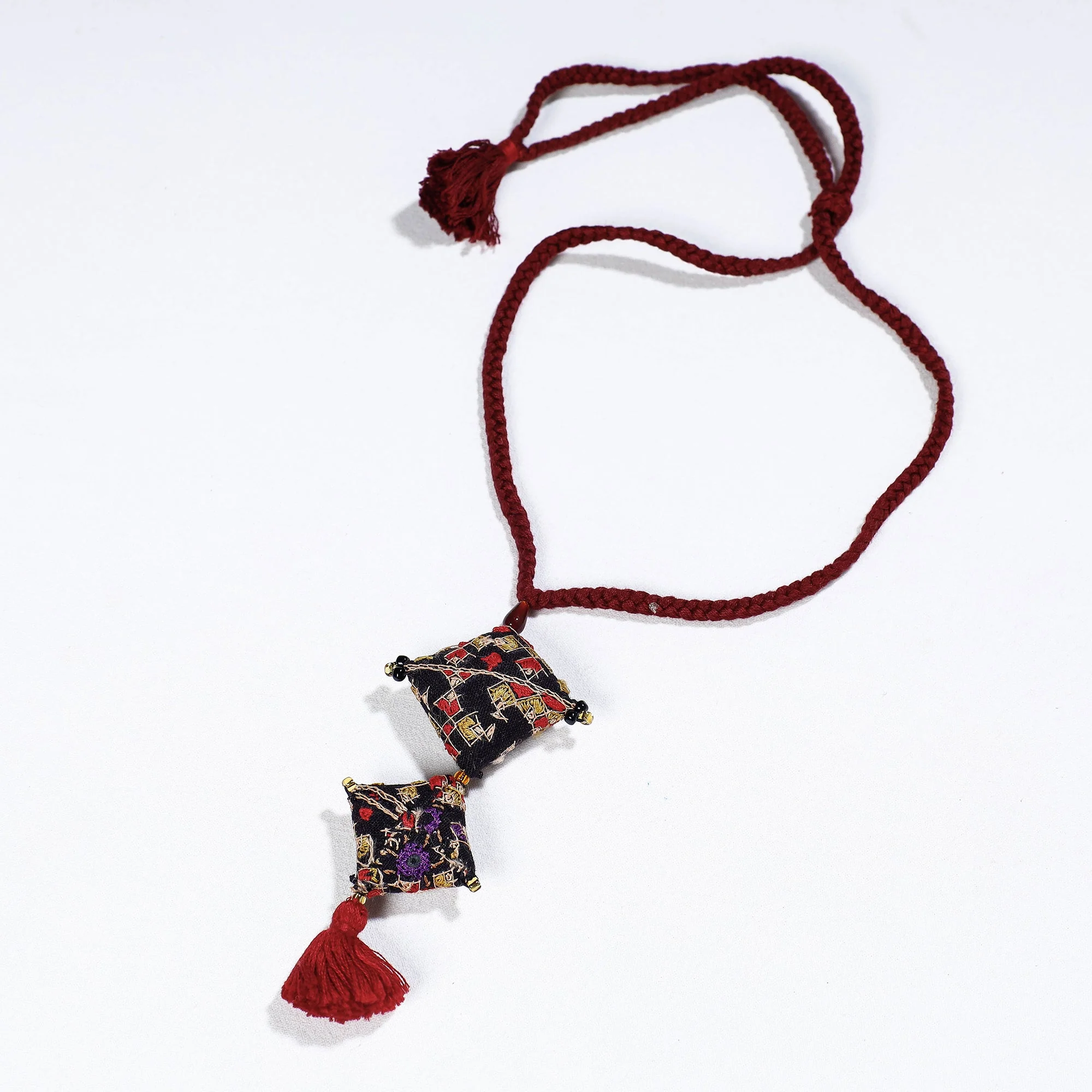 Kutch Pakko Embroidery Necklace by Qasab - Image 2