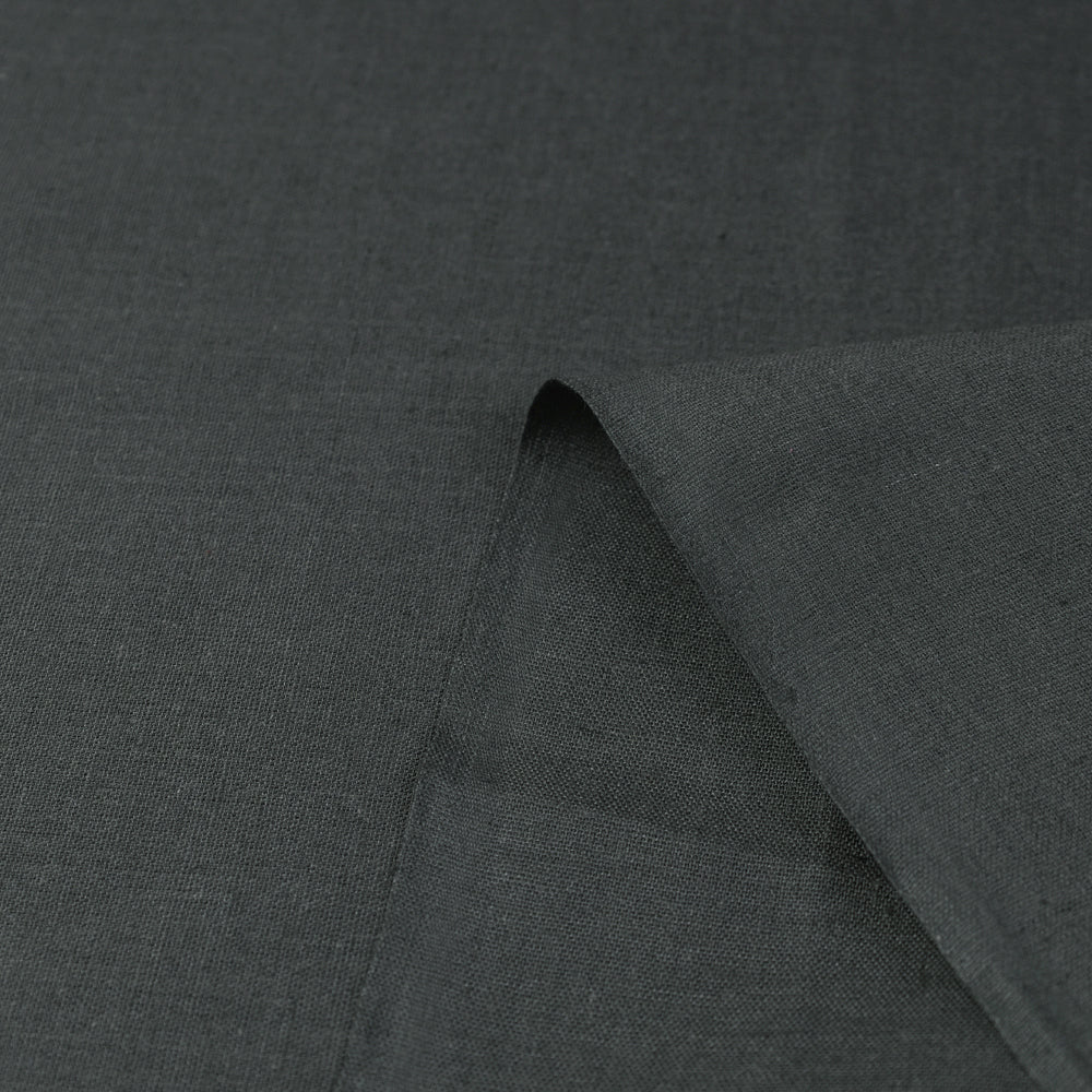 Dark Grey - Flex Cotton Prewashed Plain Fabric 01 - Image 4