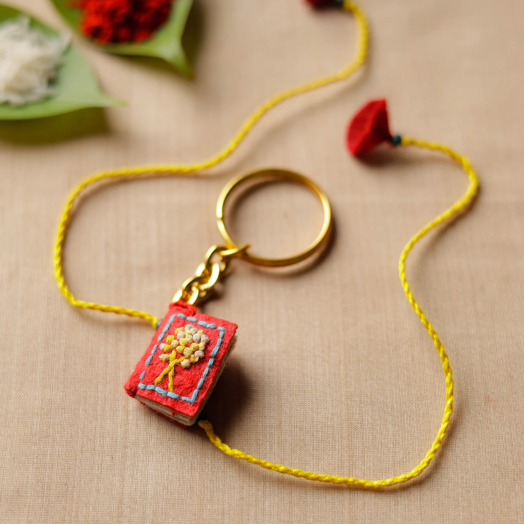 Book - Hand Embroidered Felt Rakhi for Kids 27 - Image 2