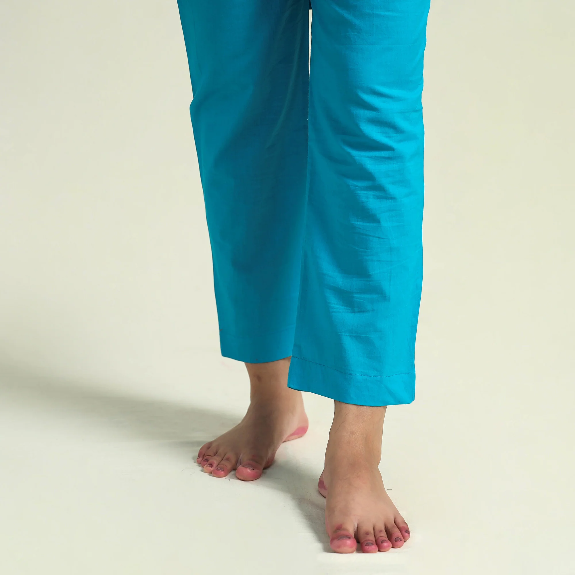 Sky Blue - Plain Dyed Cotton Co-Ord Set - Image 5