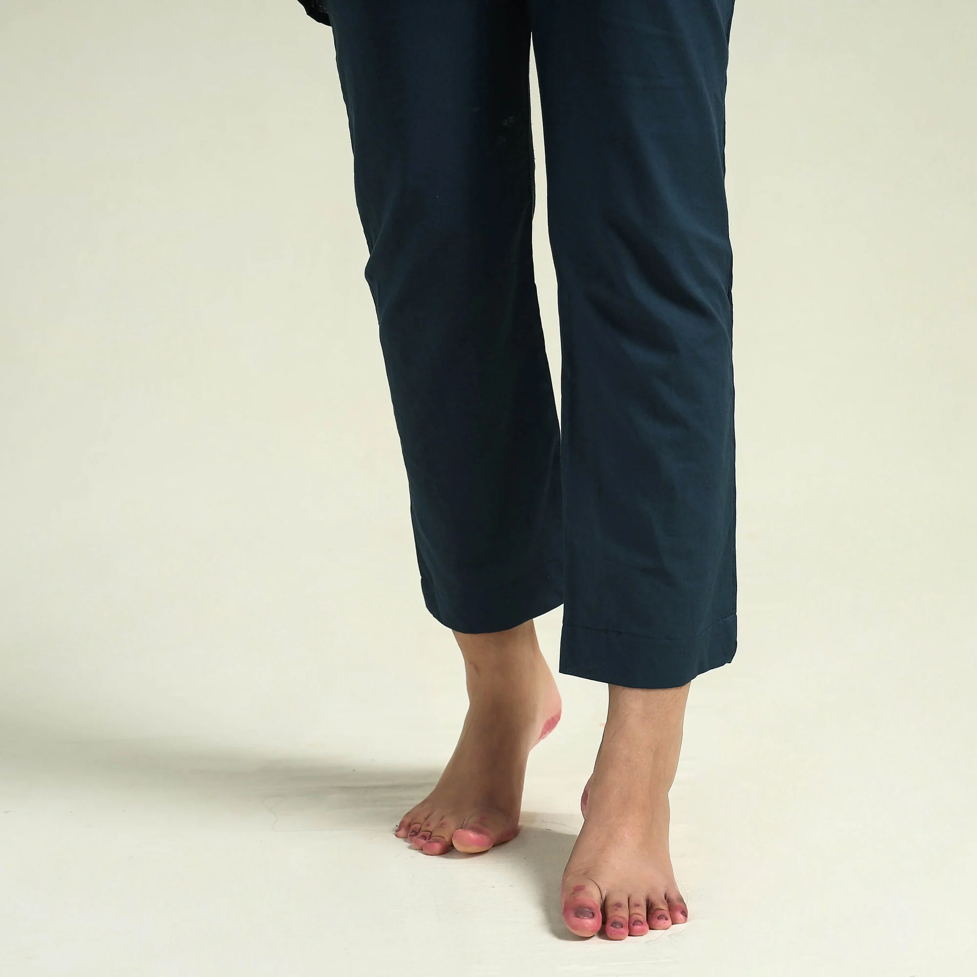 Prussian Blue - Plain Dyed Cotton Co-Ord Set - Image 5