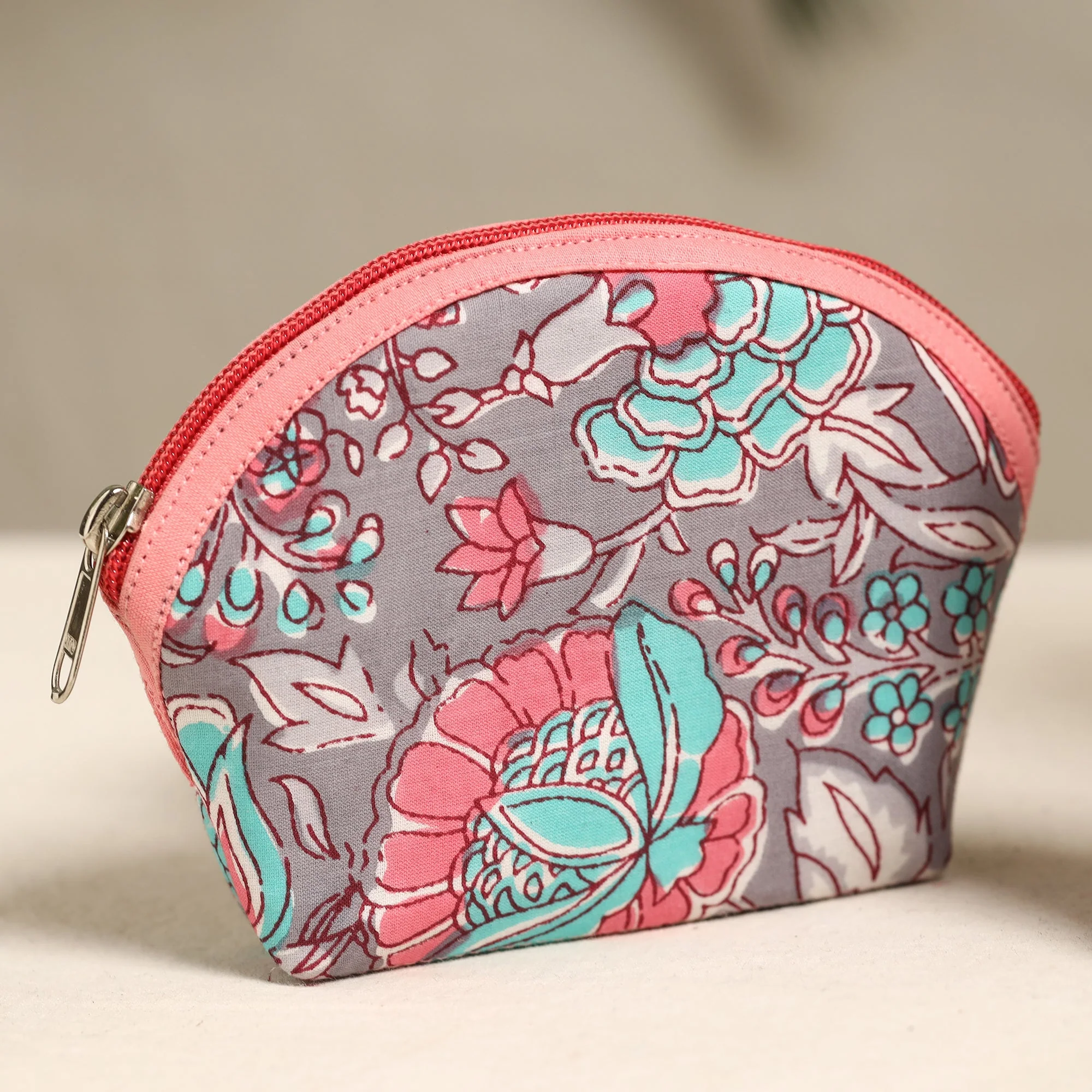 Grey - Handmade Cotton Toiletry Bags (Set of 3) 144 - Image 4