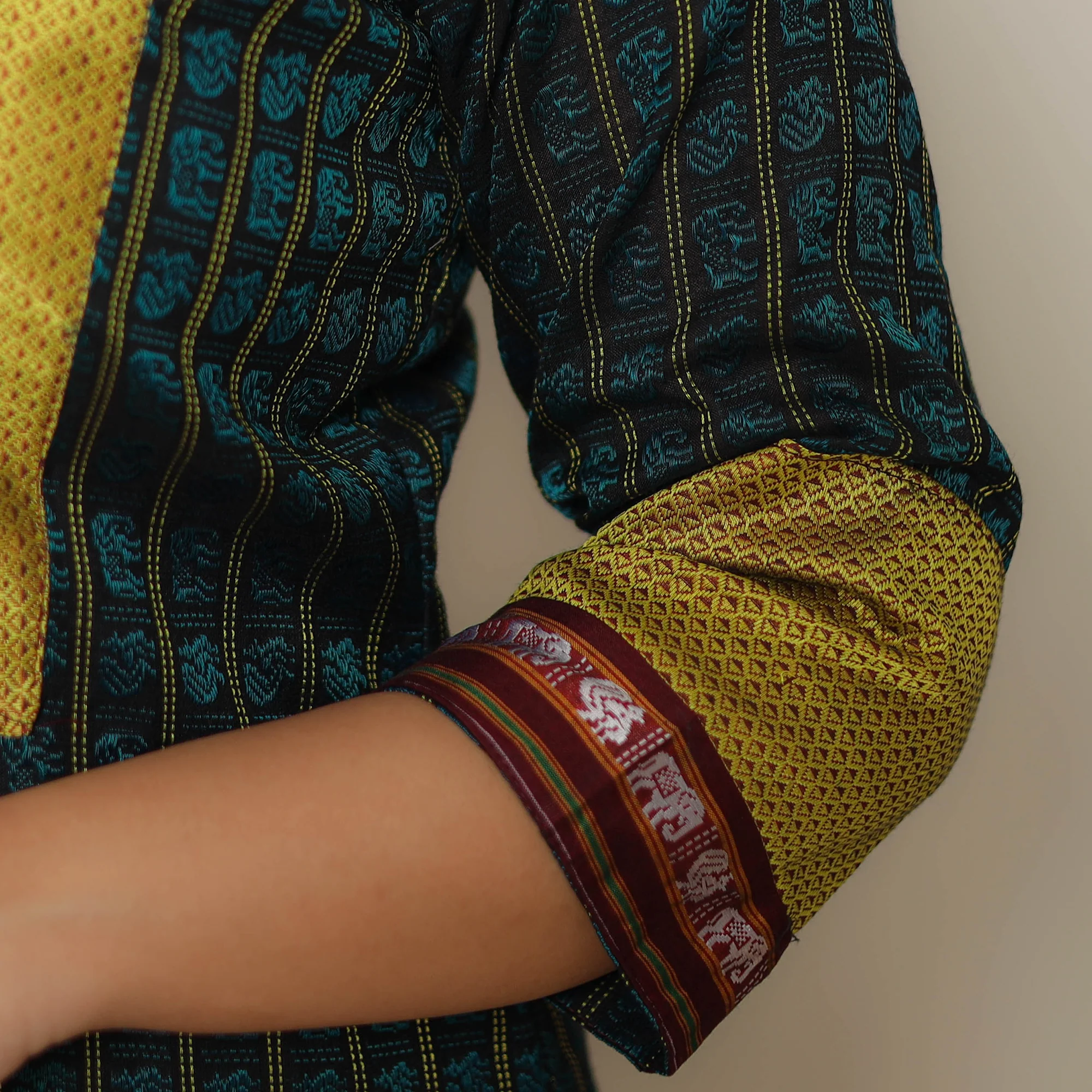 Green - Traditional Cotton Khun Straight Kurta for Women 28 - Image 6