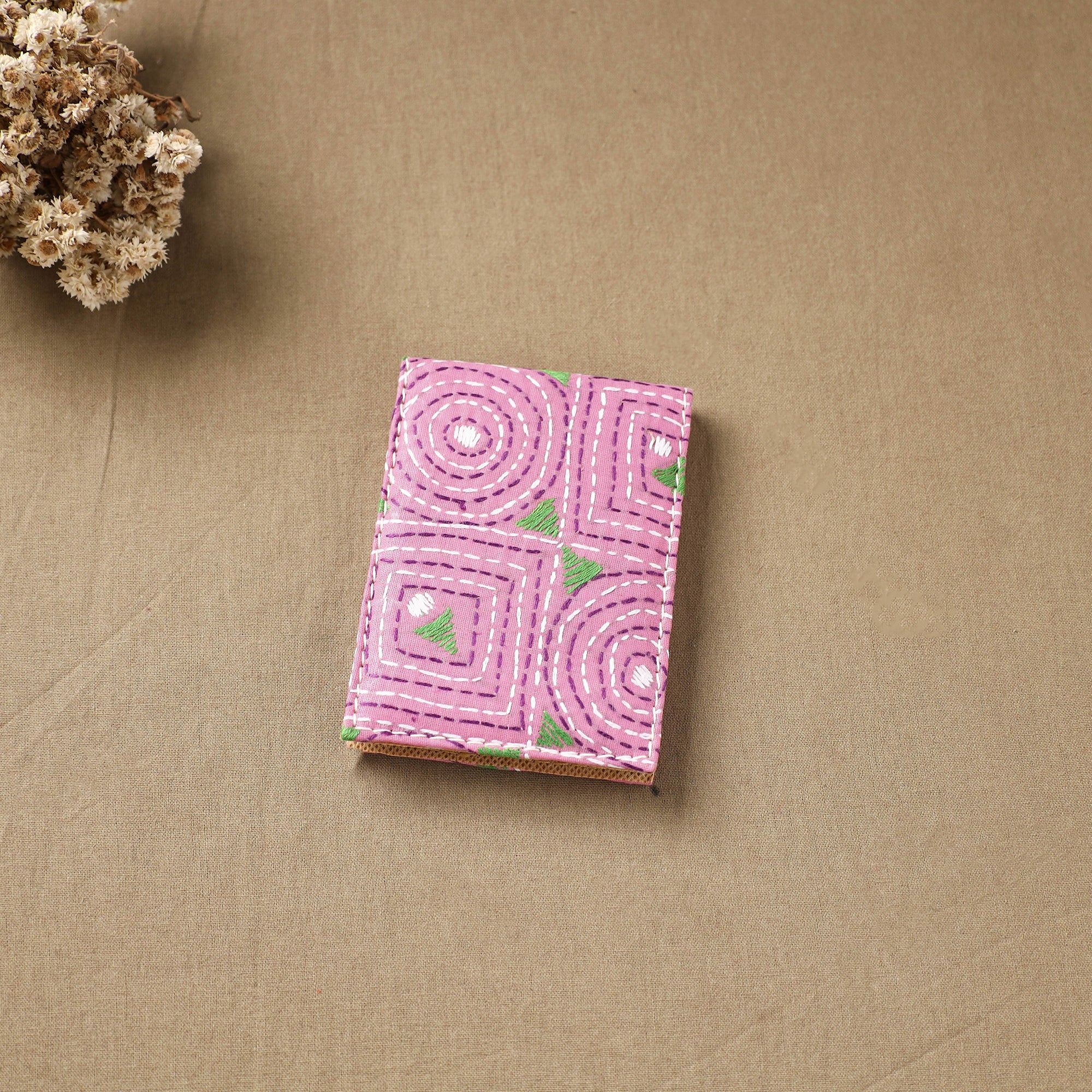 Bengal Kantha Work Handcrafted Notepad (4 x 3 in) 30