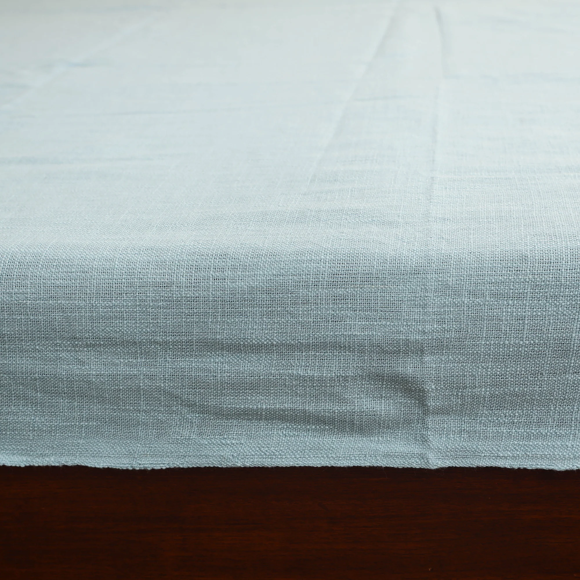 Blue - Bijnor Pure Handloom Cotton Double Bed Sheet (108 x 90 in) 48 - Image 4