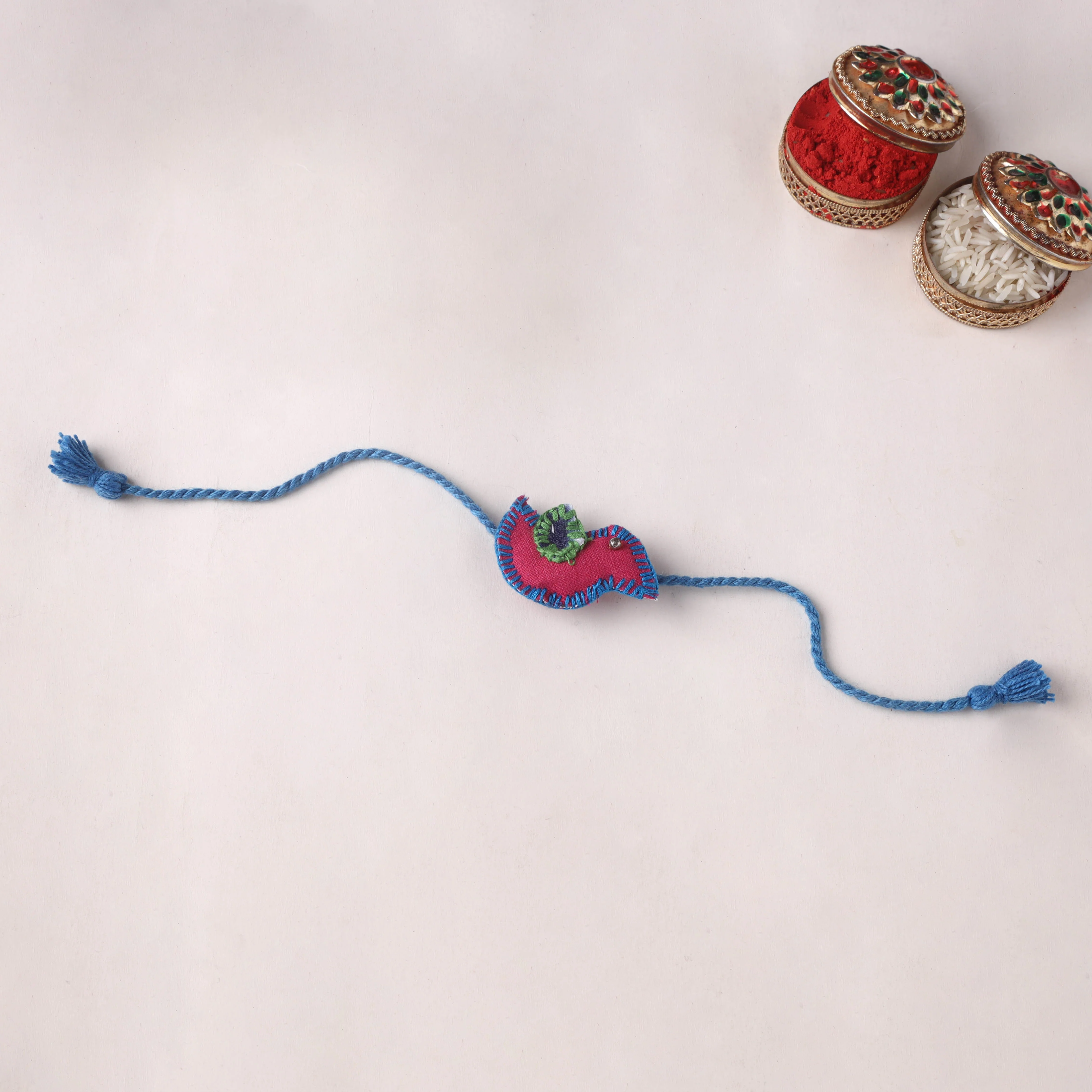 Bird - Handmade Threadwork Kids Rakhi (Assorted) 02