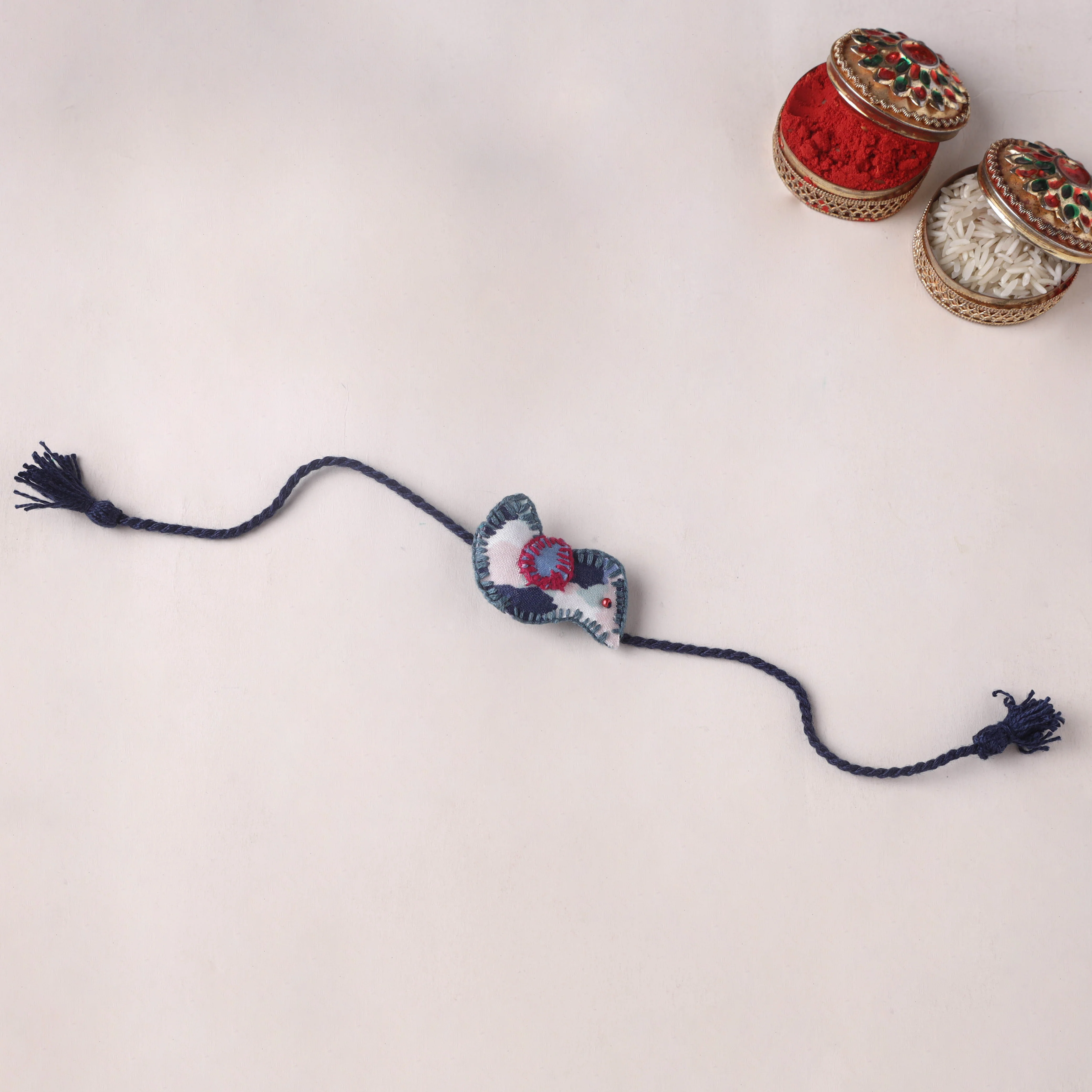 Bird - Handmade Threadwork Kids Rakhi (Assorted) 04