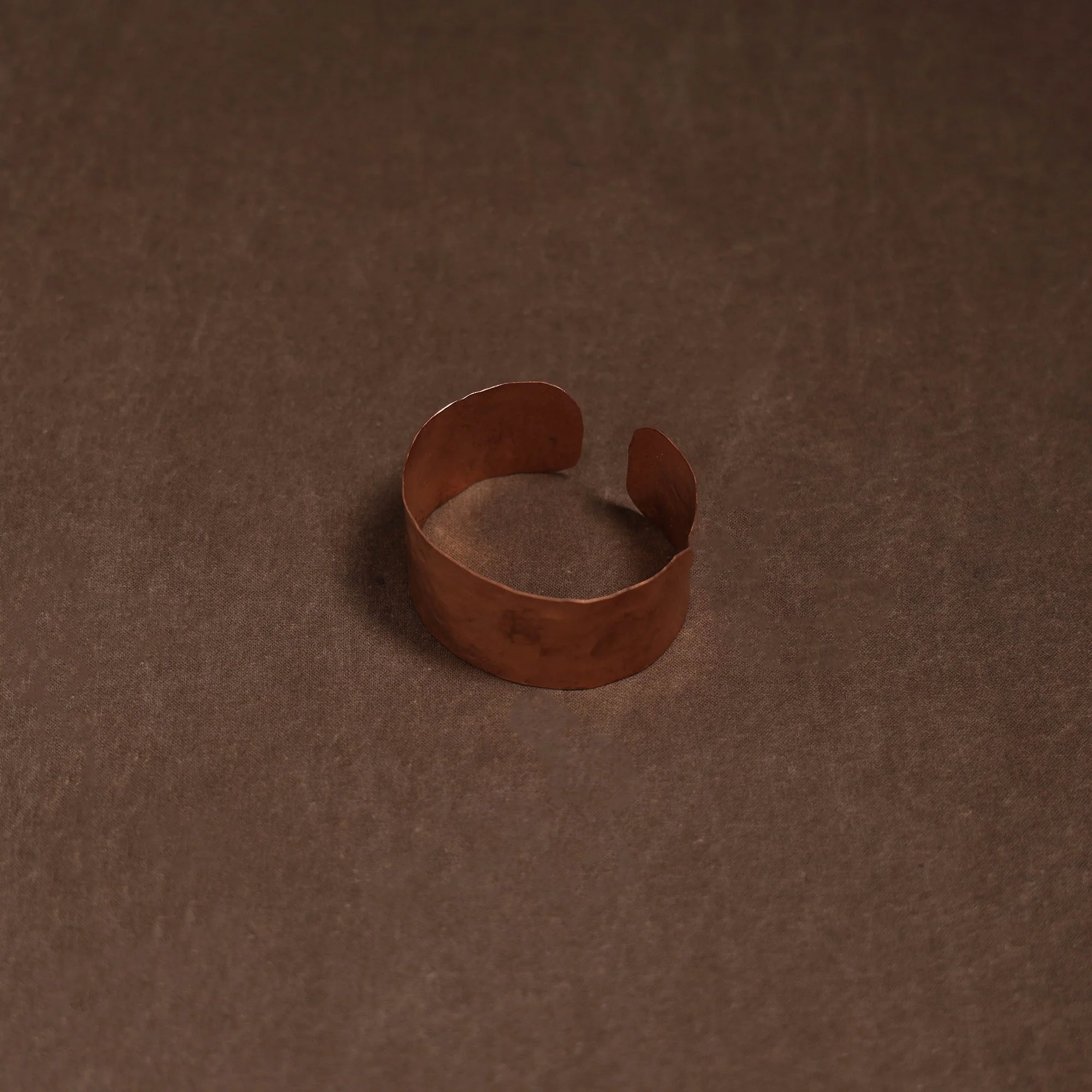 Brown - Brass Metal Handcrafted Cuff Bracelet (Adjustable) 76