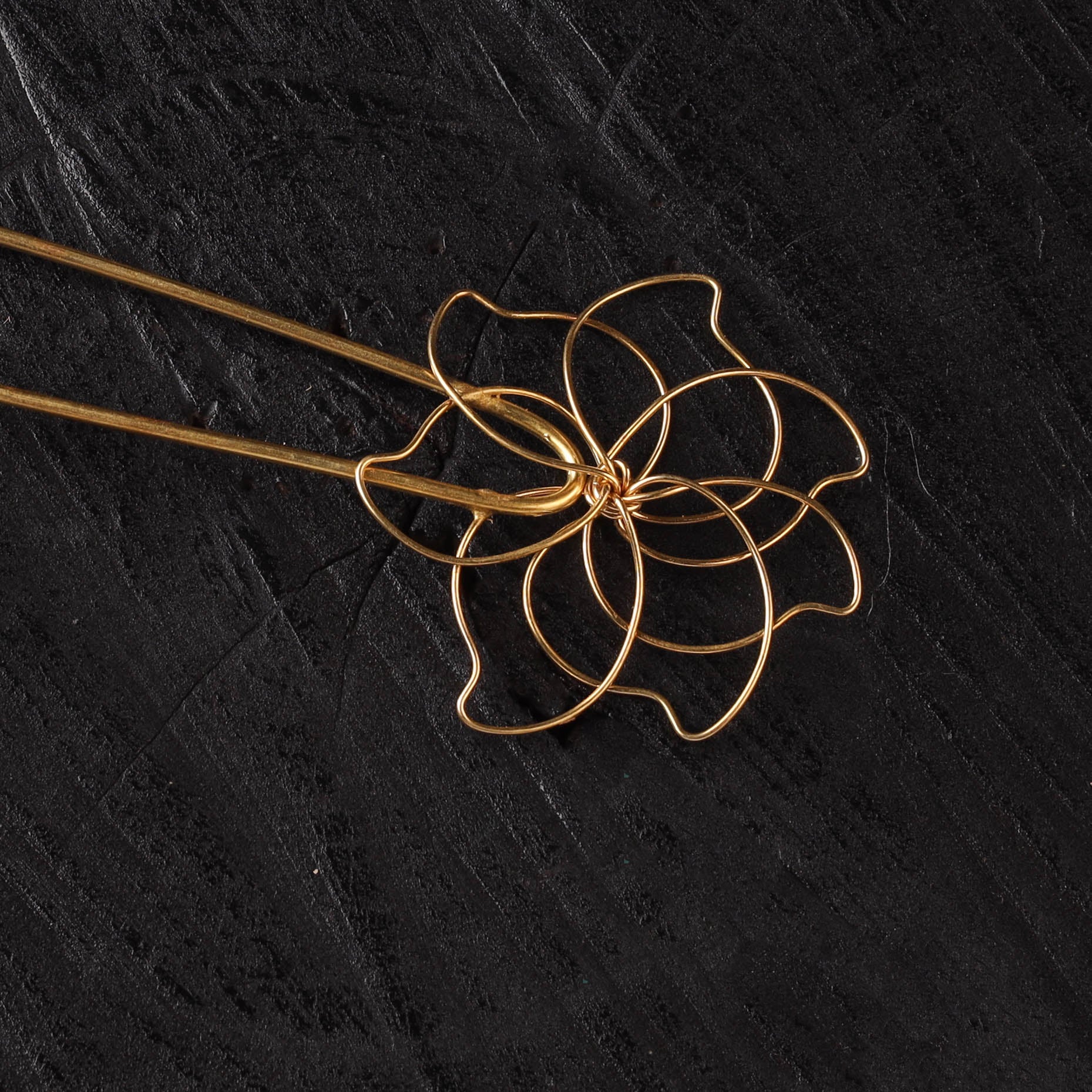 Yellow - Brass Metal Handcrafted Juda Pin 01 - Image 2