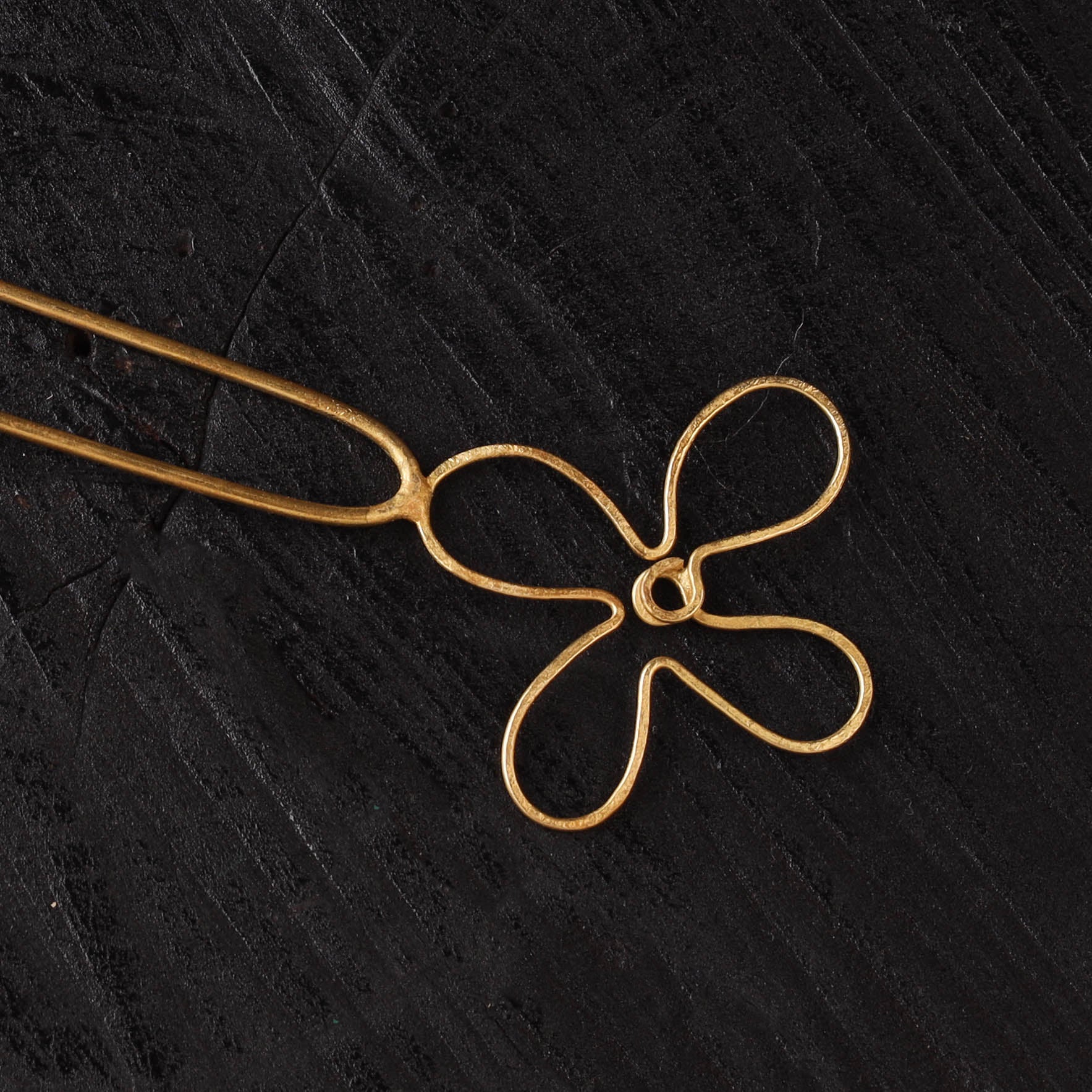 Yellow - Brass Metal Handcrafted Juda Pin 05 - Image 2