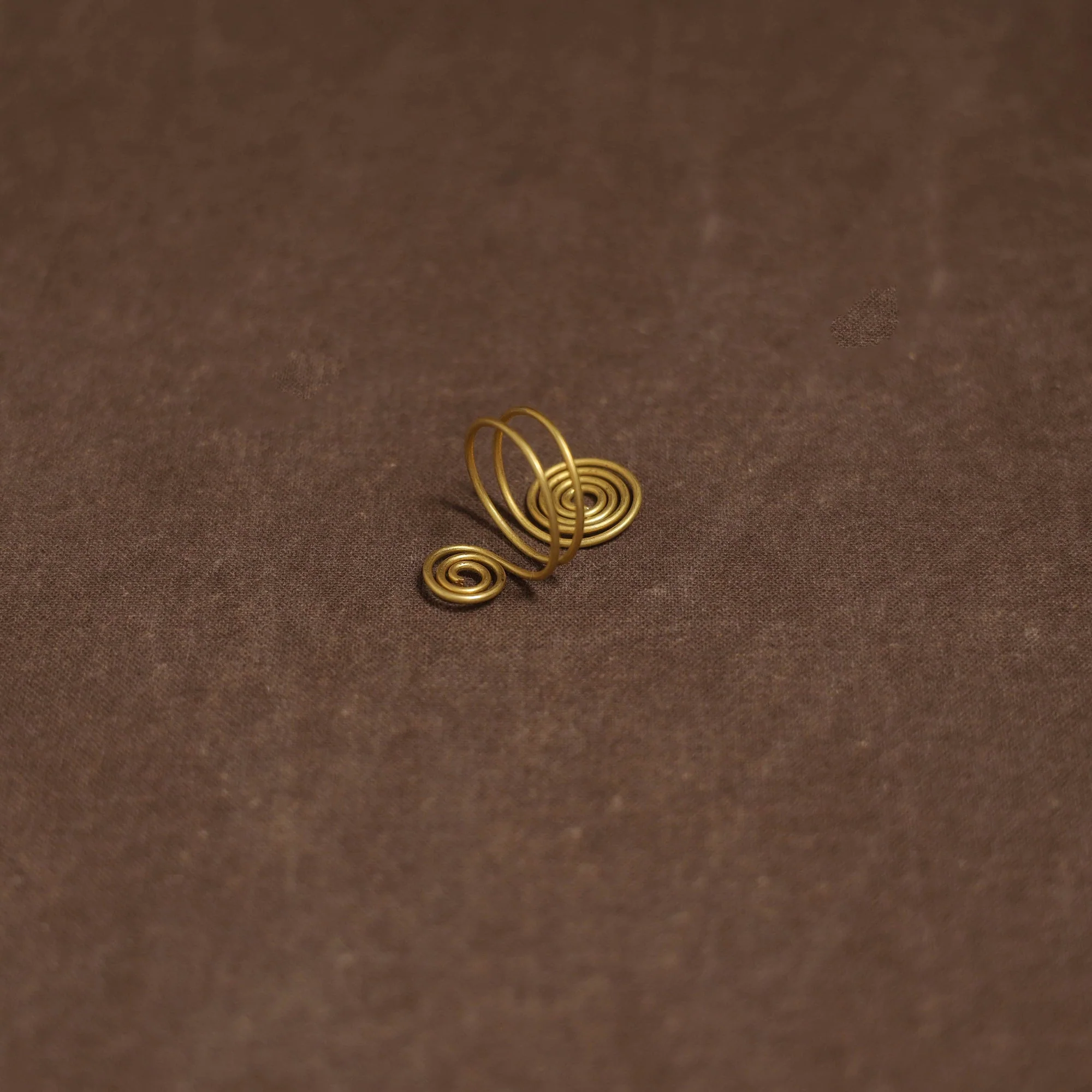Yellow - Brass Metal Handcrafted Ring 12 - Image 2
