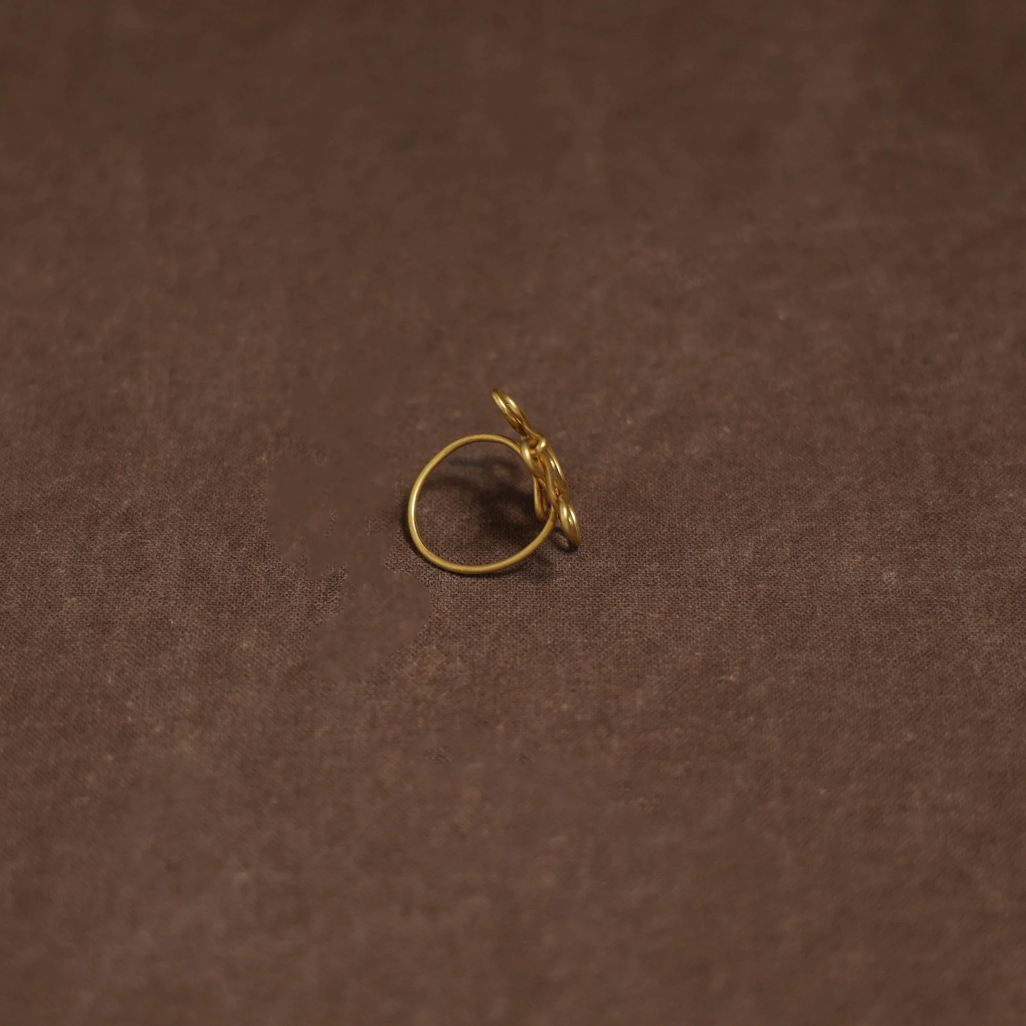 Yellow - Brass Metal Handcrafted Ring 13 - Image 2