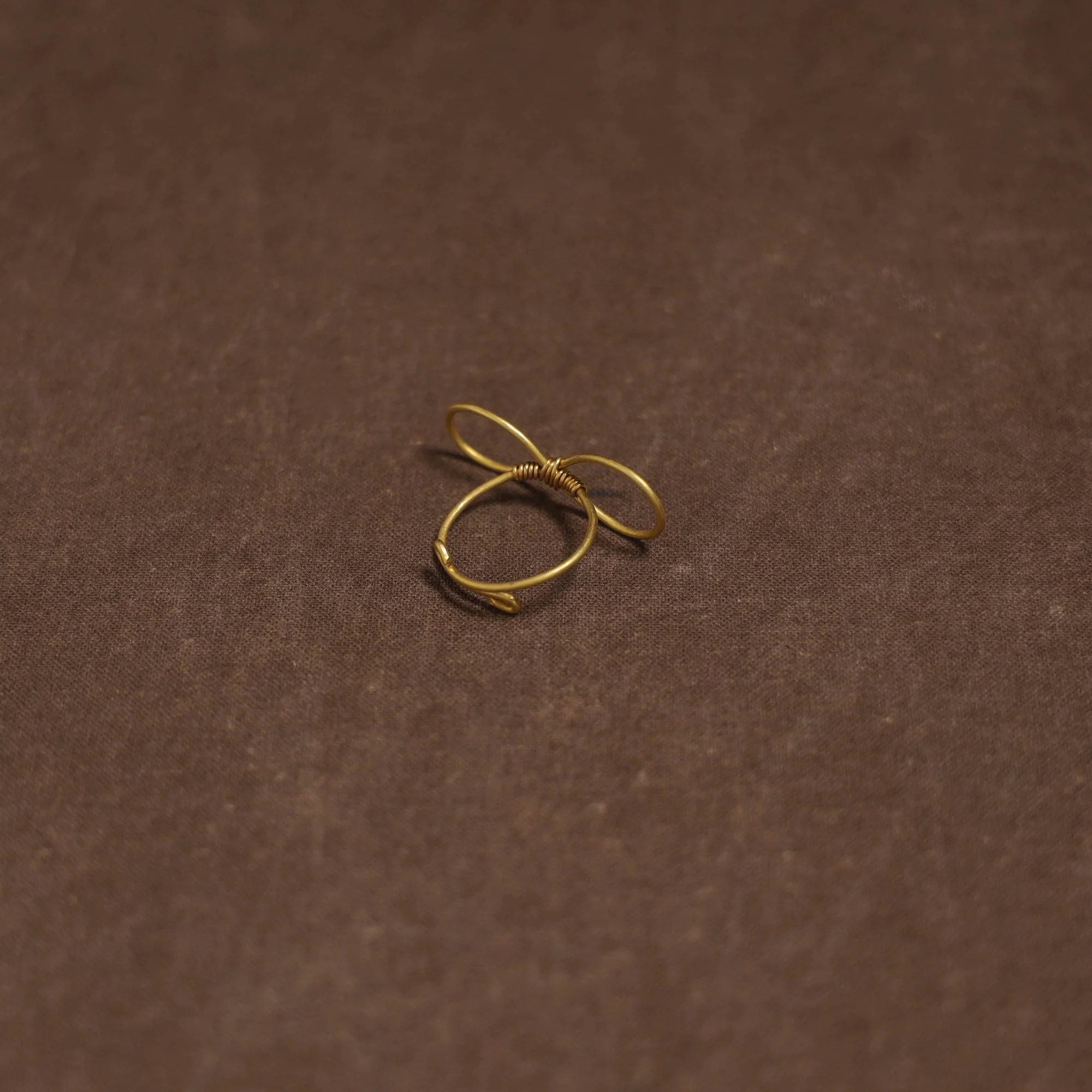 Yellow - Brass Metal Handcrafted Ring 14 - Image 2