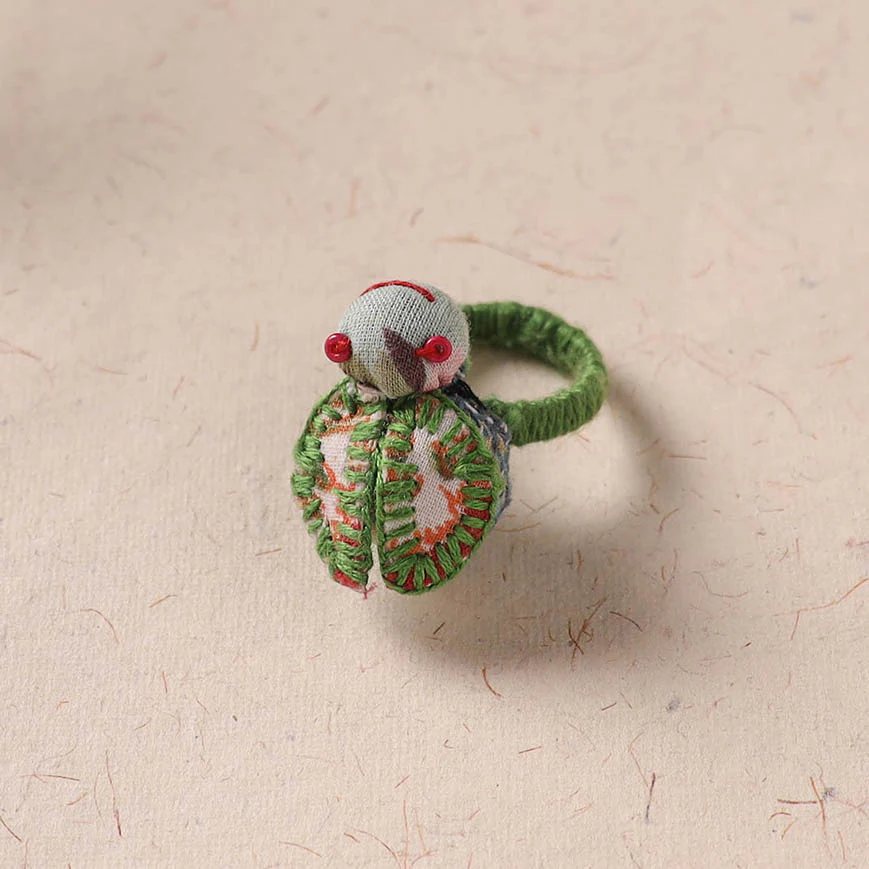 Bug - Handmade Fab Artwork Ring 01 - Image 2