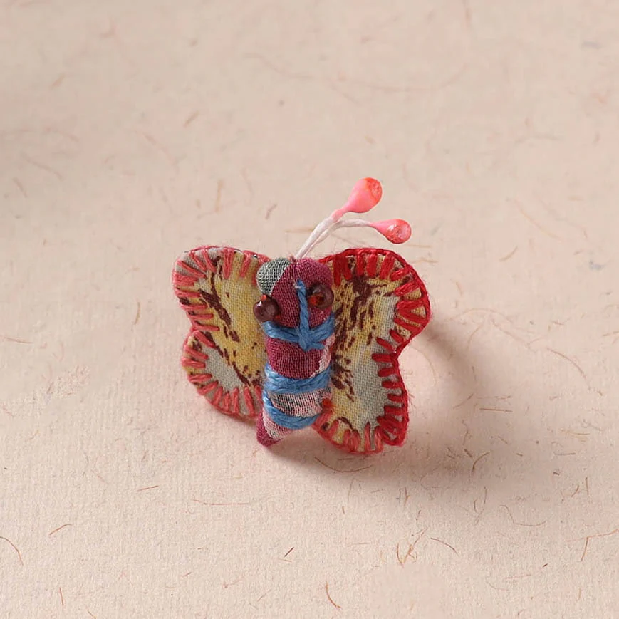 Butterfly - Handmade Fab Artwork Ring 17 - Image 2
