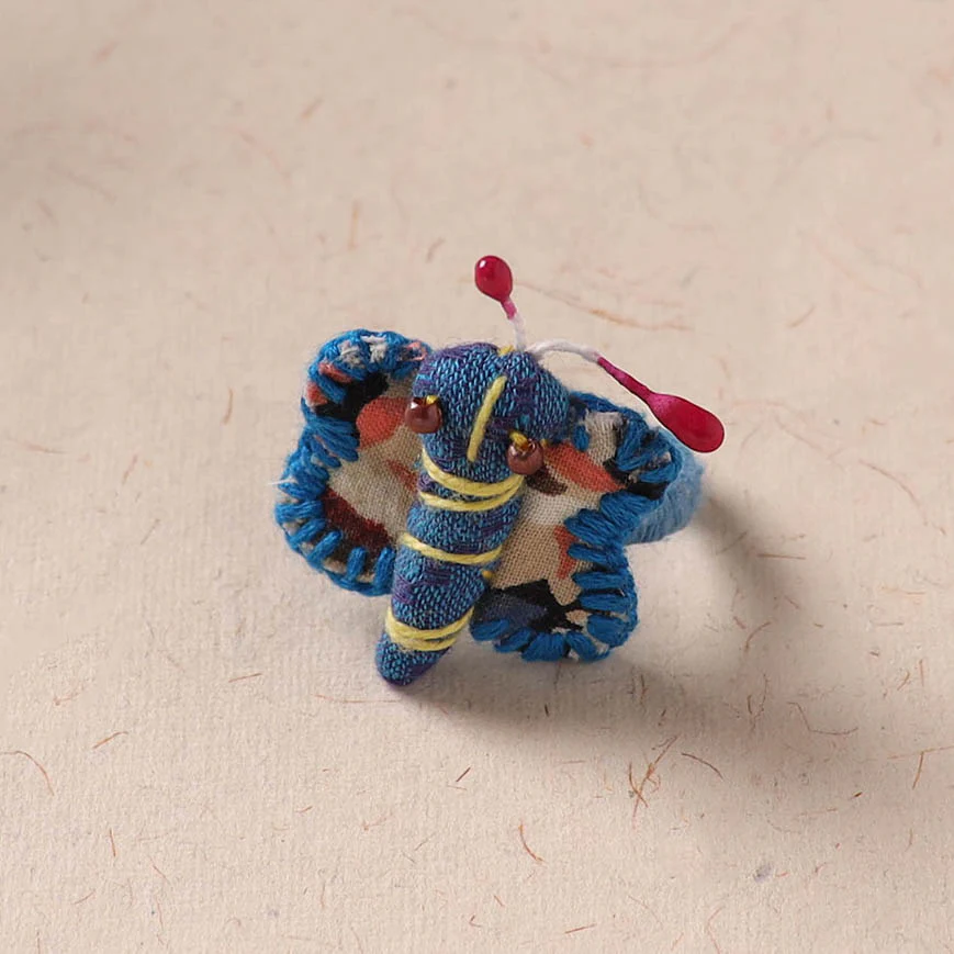 Butterfly - Handmade Fab Artwork Ring 22 - Image 2