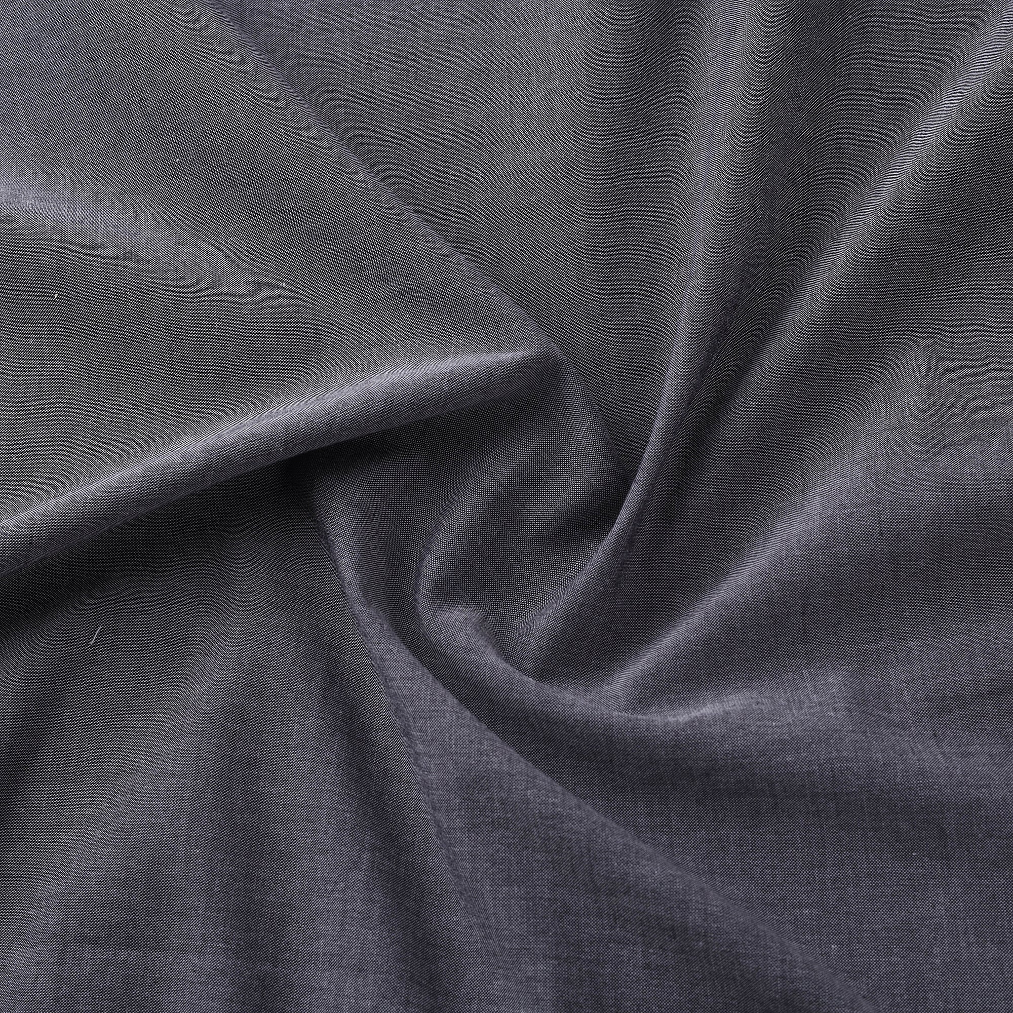 Grey - Cotton Plain Fabric 06 - Image 3