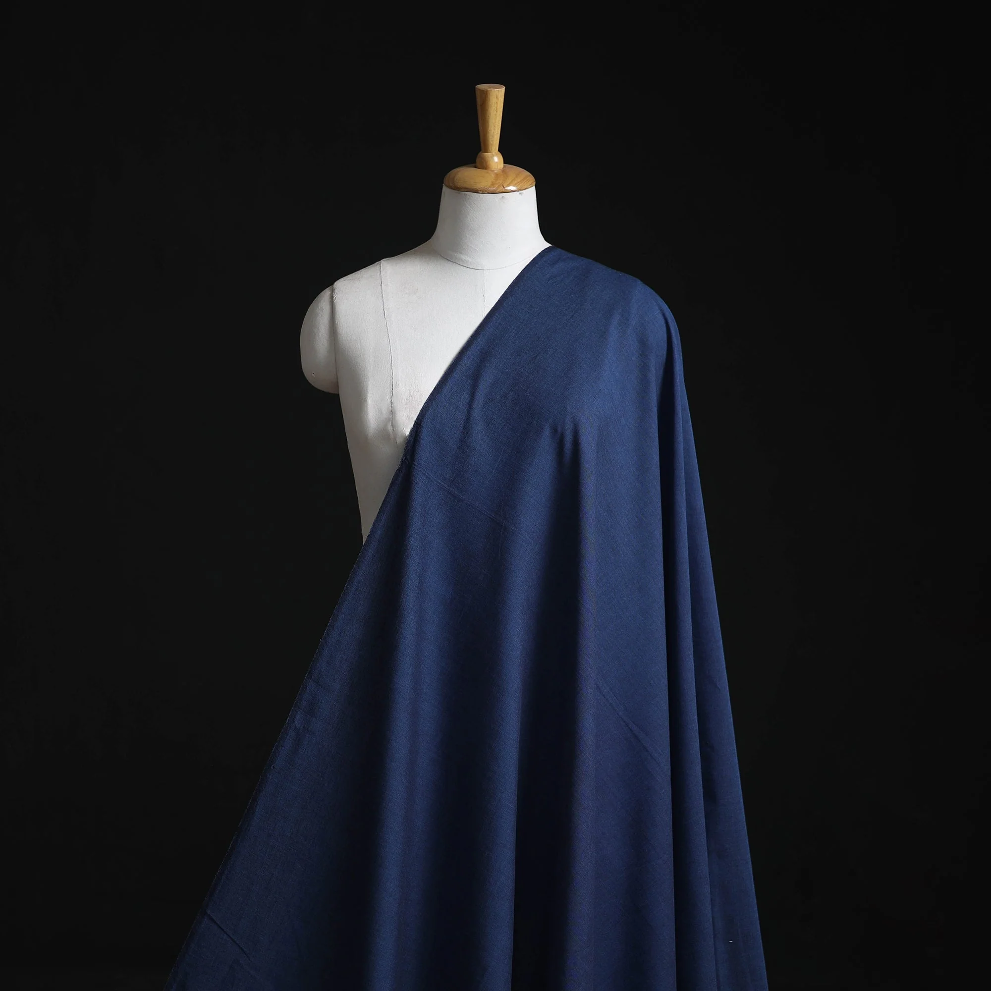 Blue - Cotton Plain Fabric 13