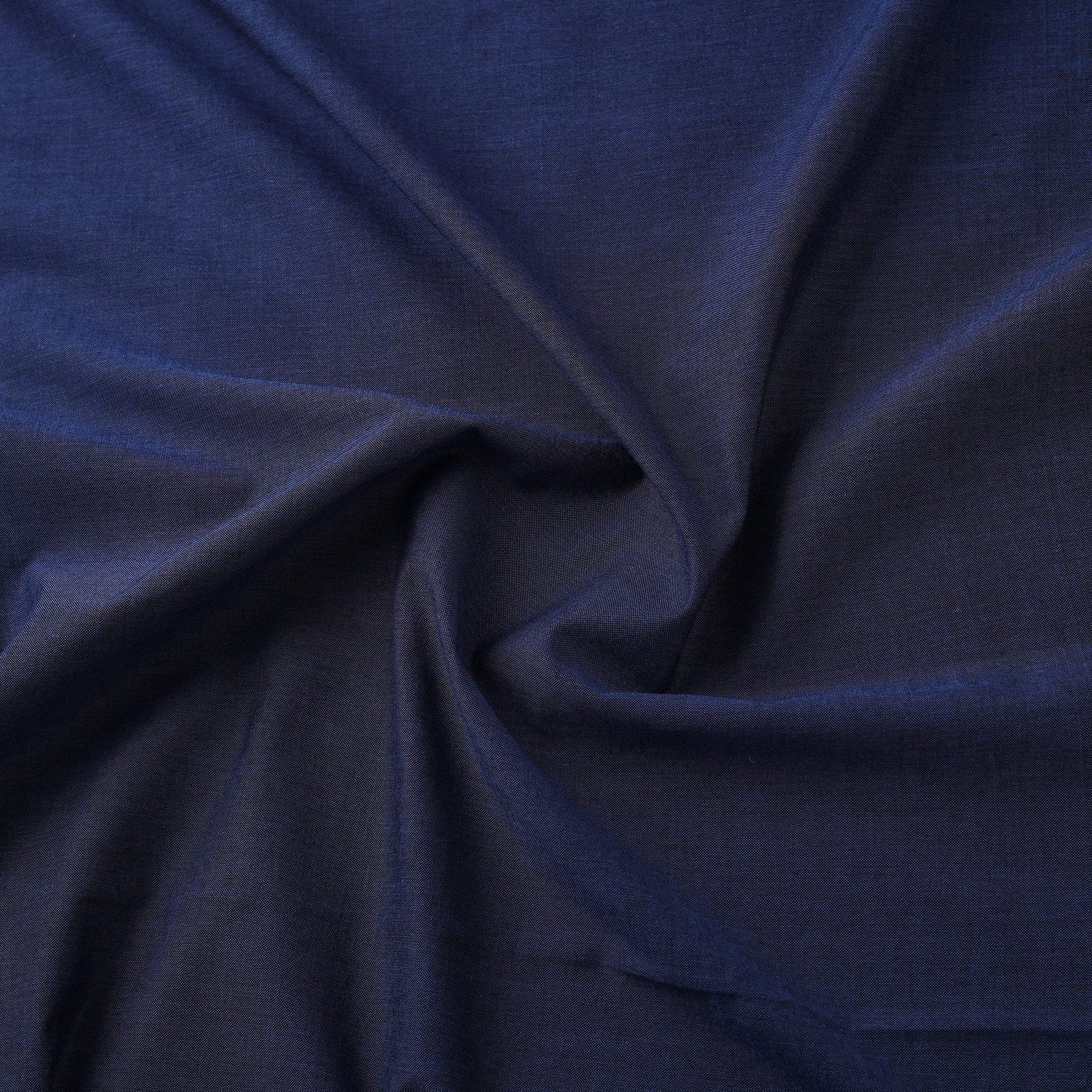 Blue - Cotton Plain Fabric 13 - Image 3
