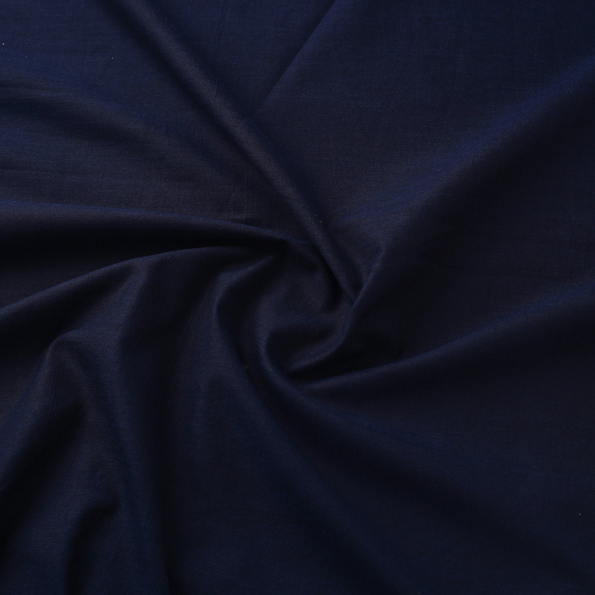 Blue - Cotton Plain Fabric 14 - Image 3