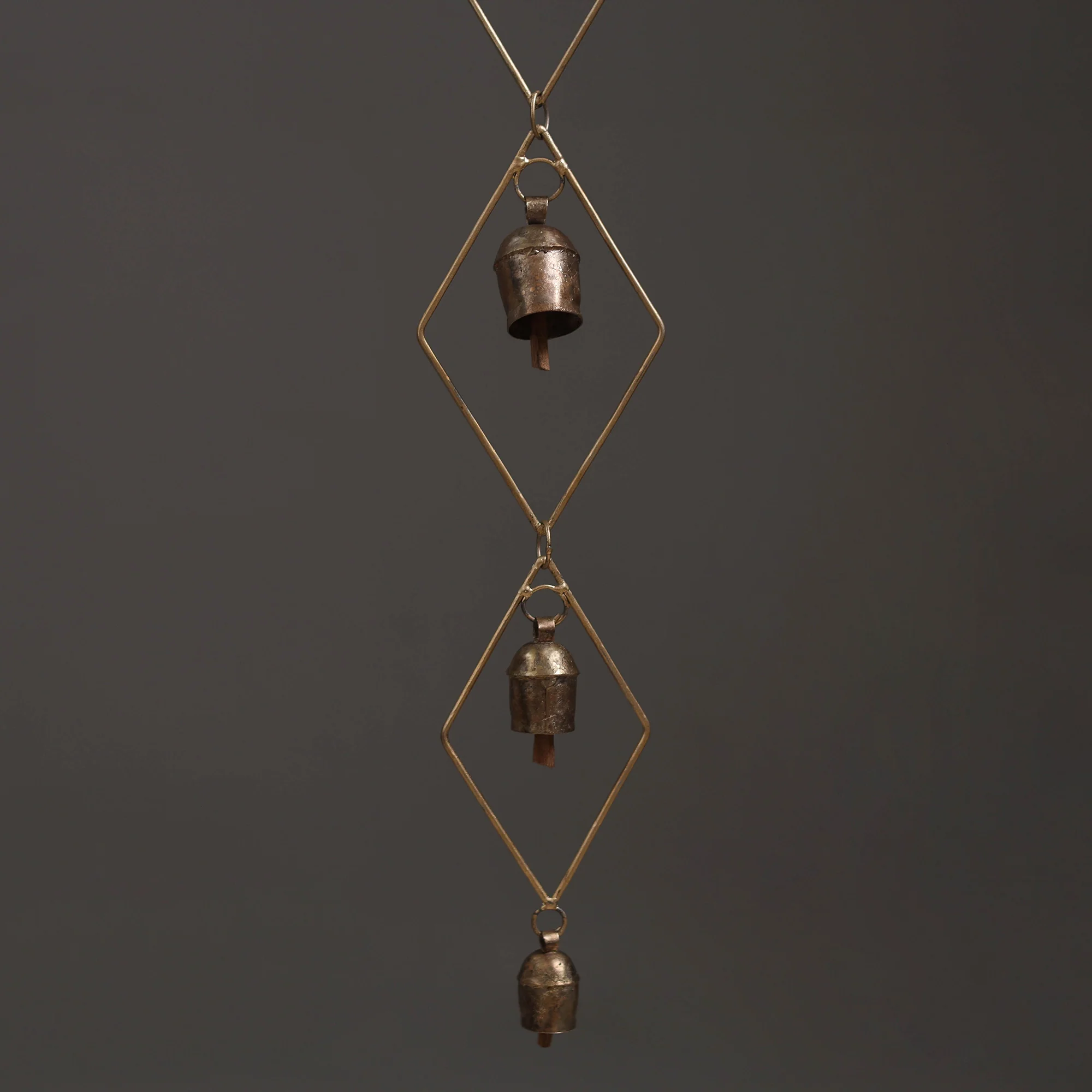 Diamond - Kutch Copper Coated 7 Bells Wind Chimes 16 - Image 3
