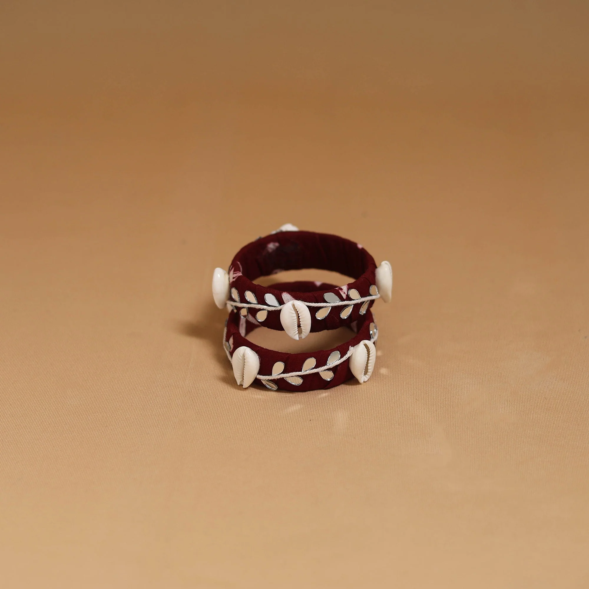 Fabart Mirror Shell Work Handmade Bangle SO2 (Size - 2-8) 06
