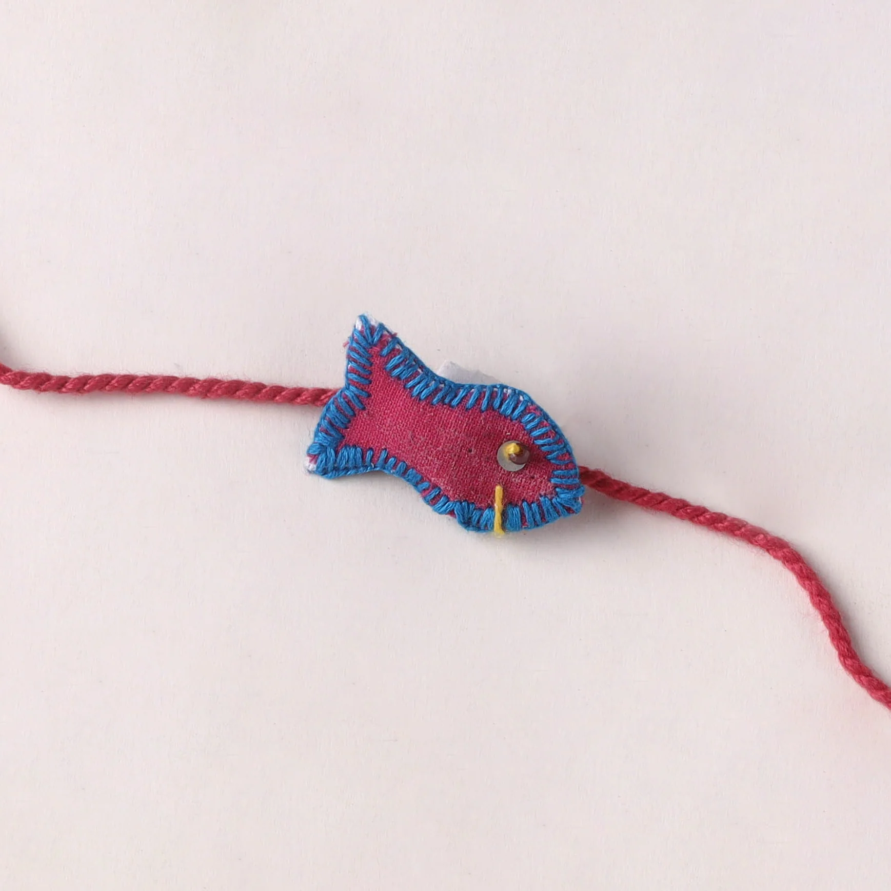 Fish - Handmade Threadwork Kids Rakhi (Assorted) 19 - Image 2