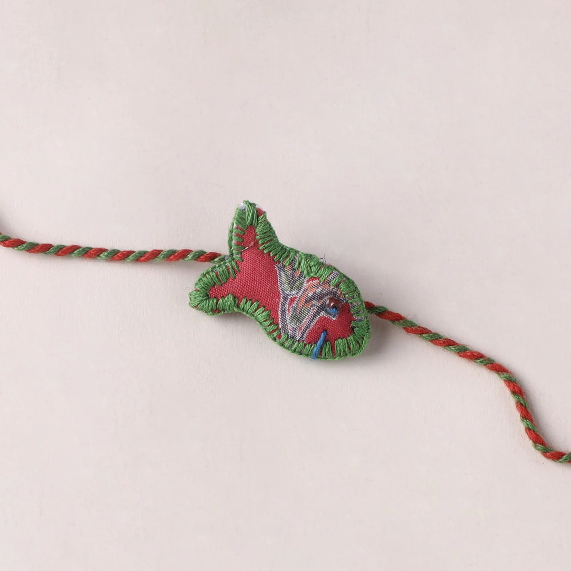 Fish - Handmade Threadwork Kids Rakhi (Assorted) 23 - Image 2