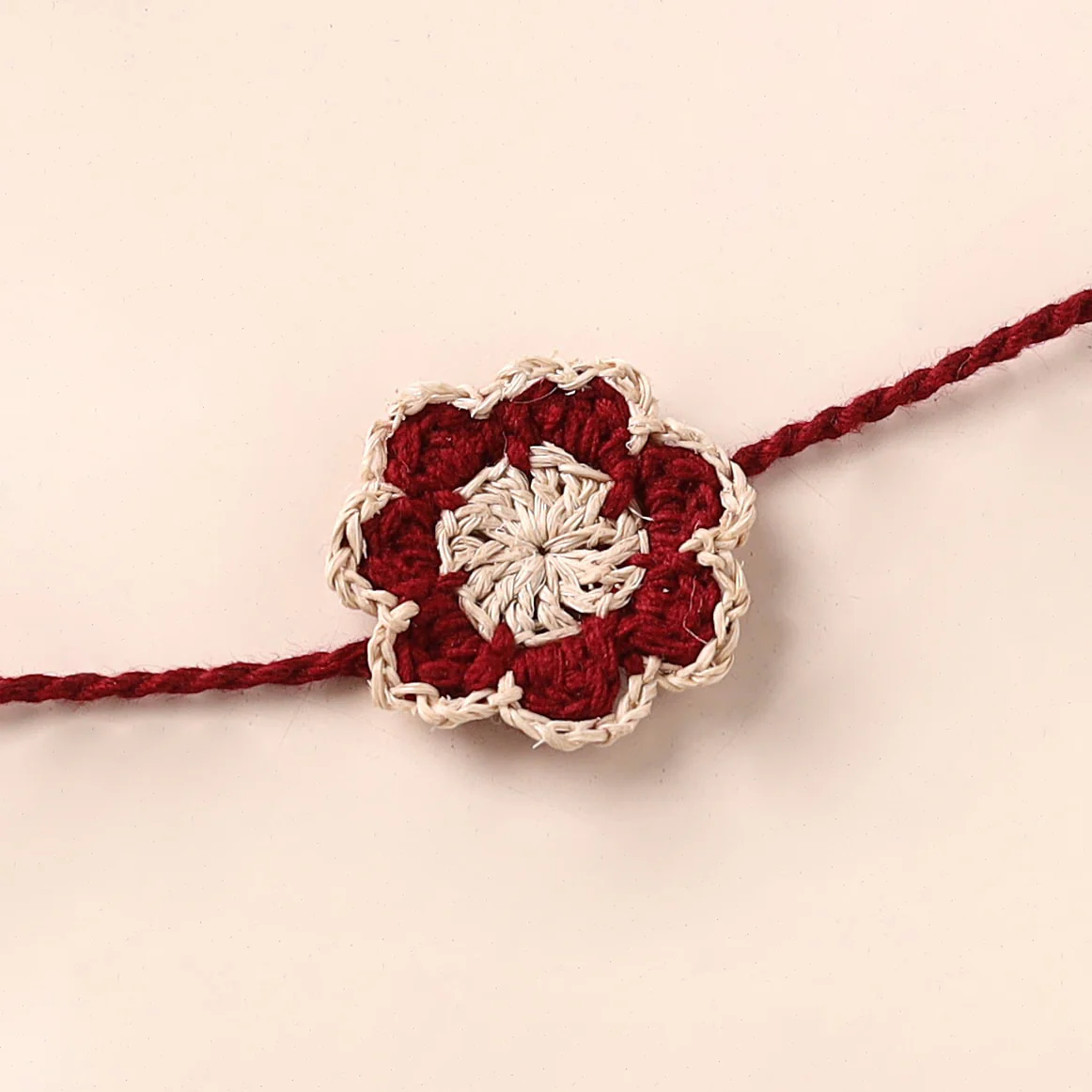 Flower - Handmade Eco-Friendly Plantable Seed Rakhi 06 - Image 3