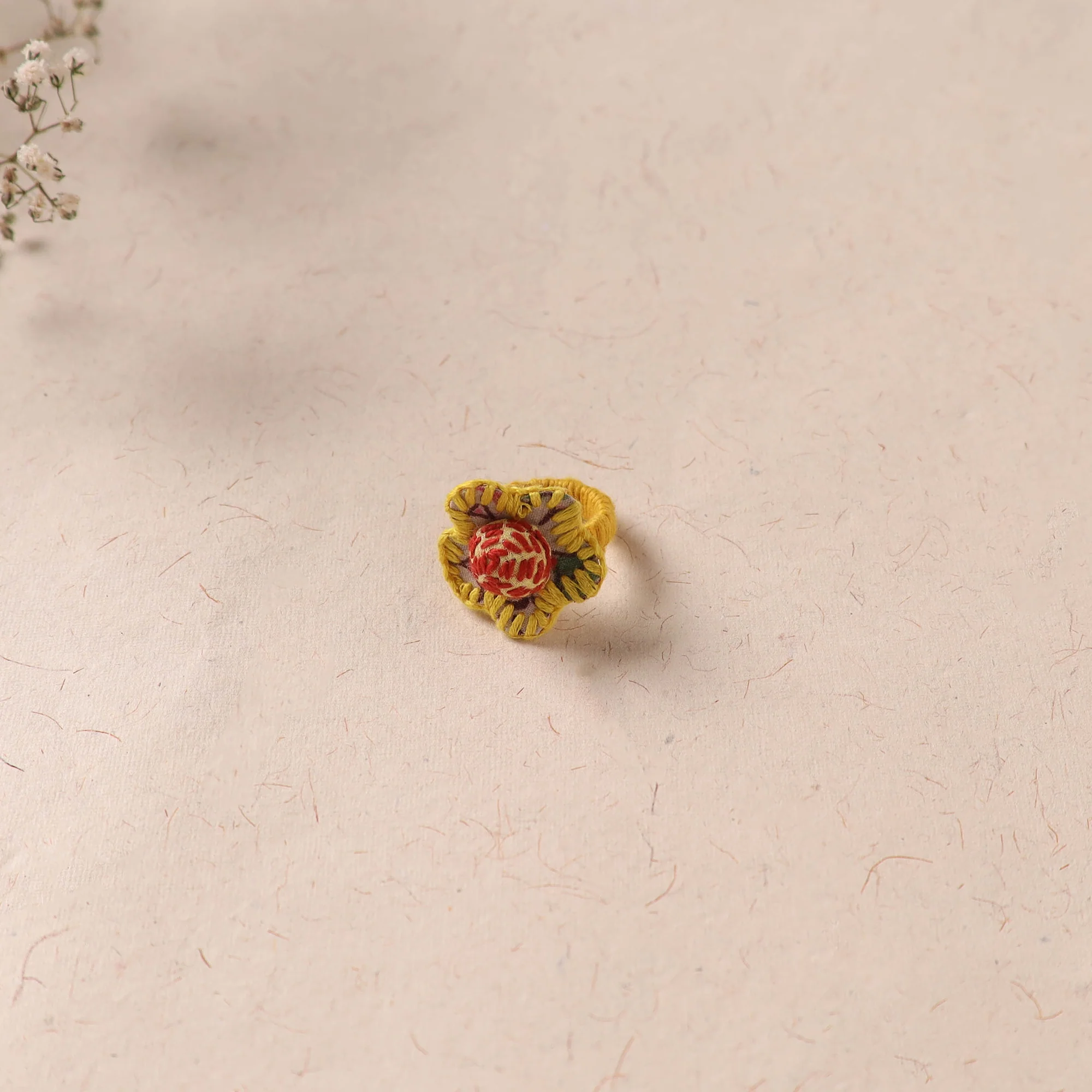 Flower - Handmade Fab Artwork Ring 27