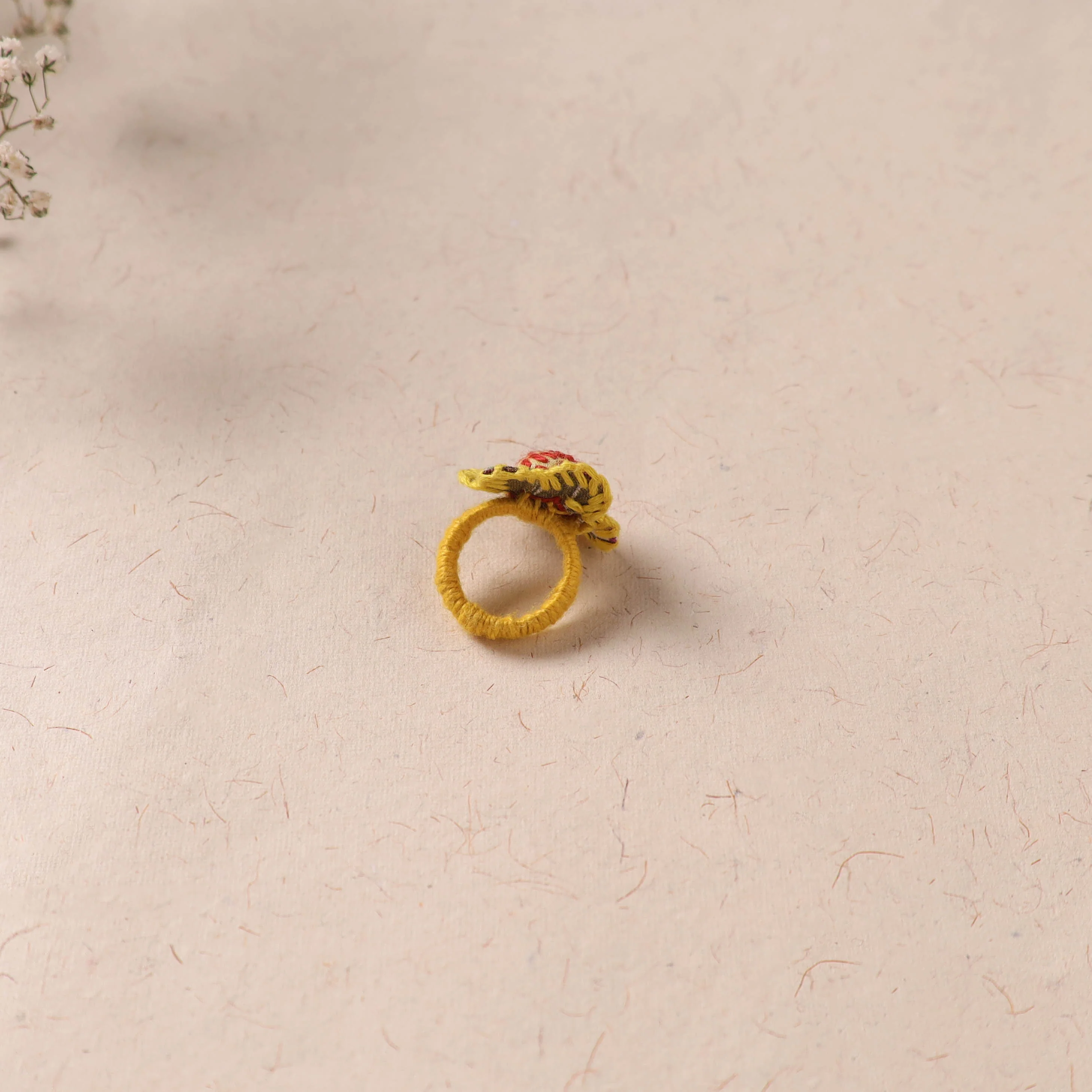 Flower - Handmade Fab Artwork Ring 27 - Image 3