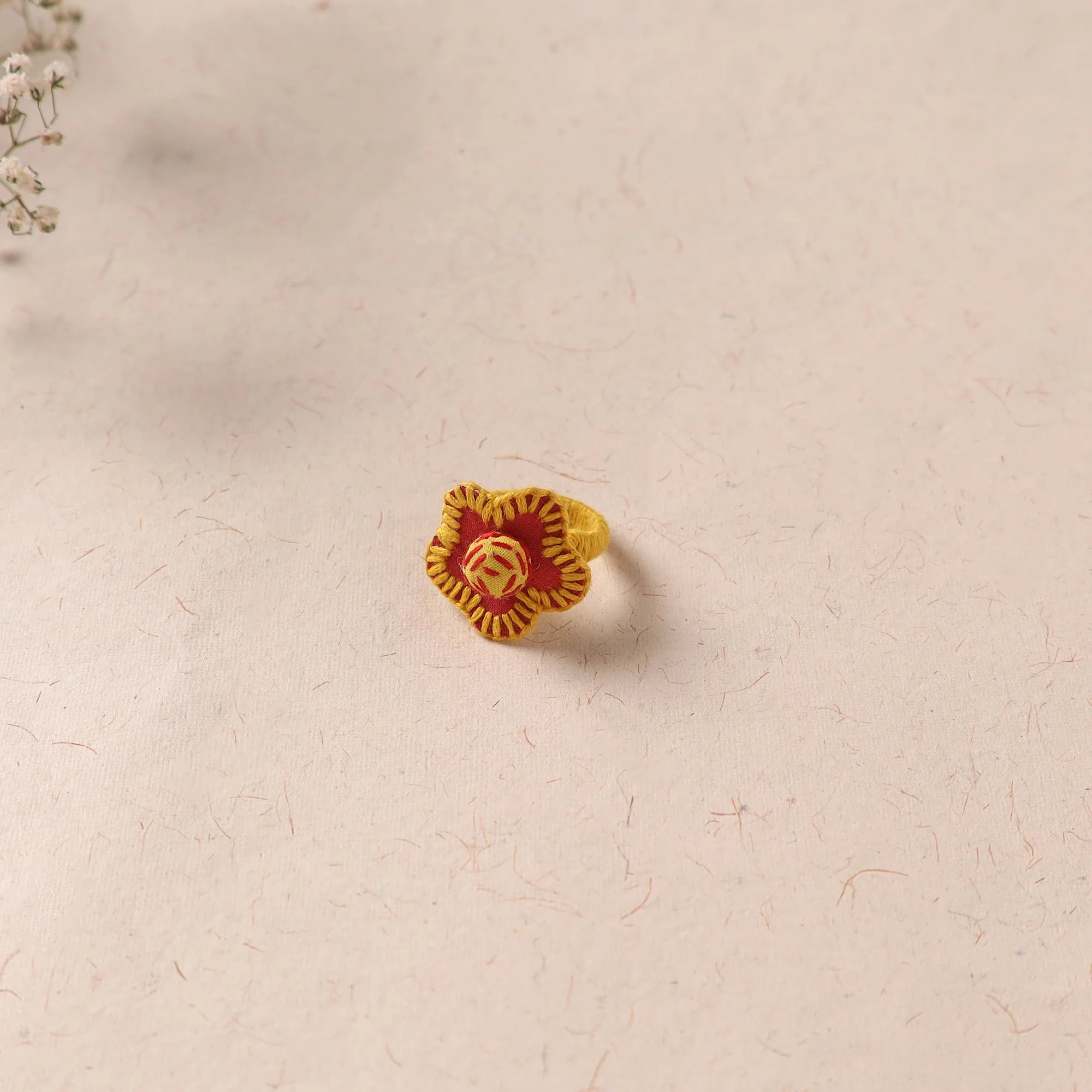 Flower - Handmade Fab Artwork Ring 28