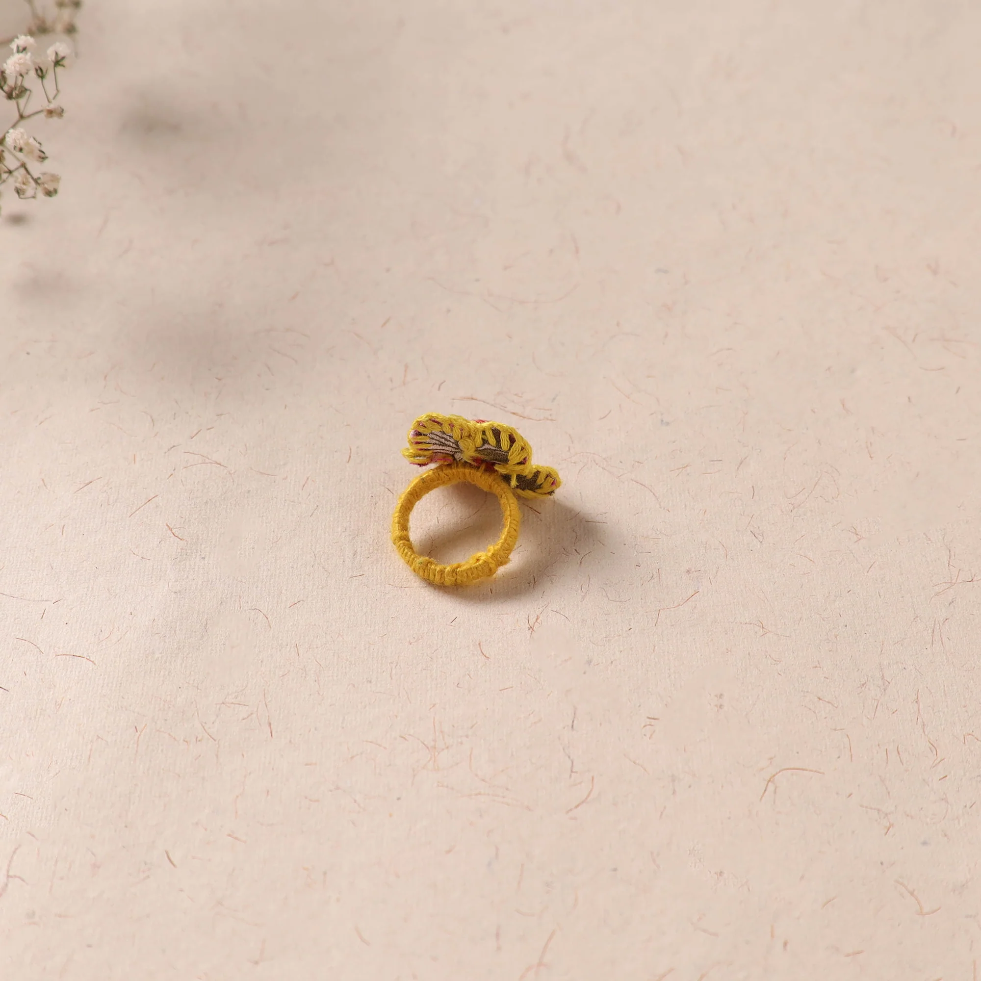 Flower - Handmade Fab Artwork Ring 29 - Image 3