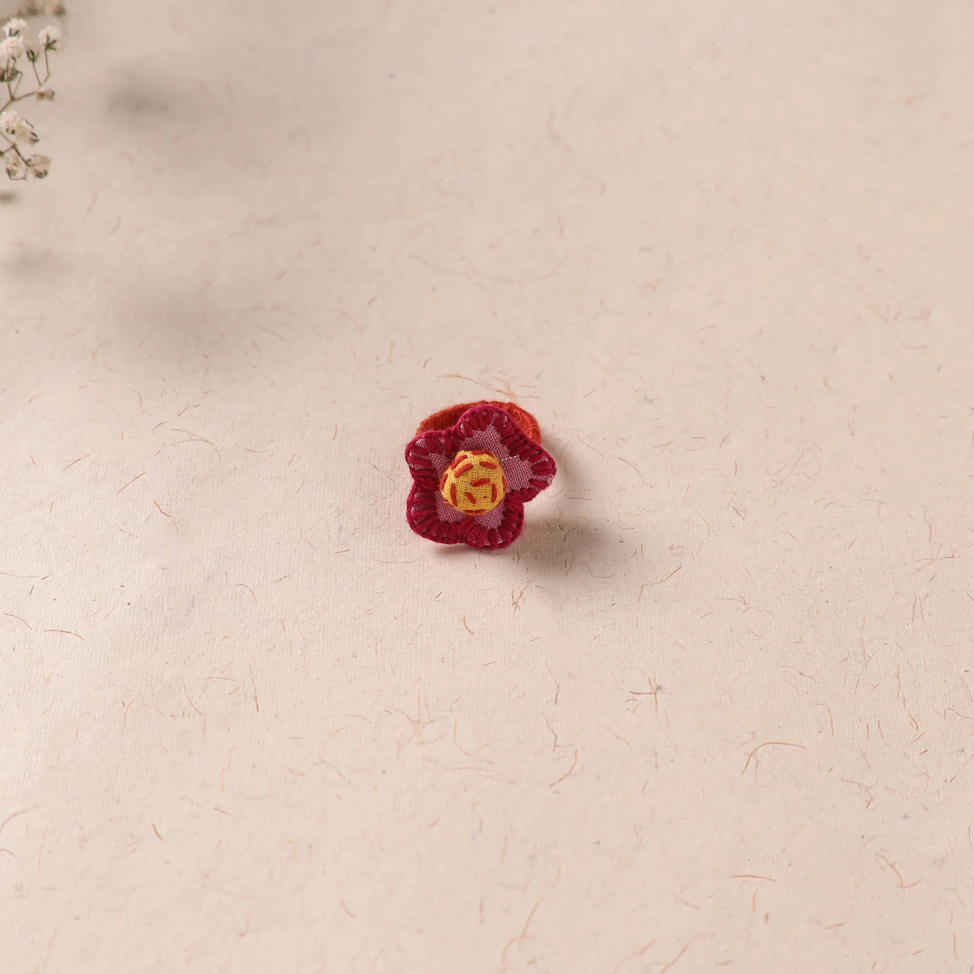 Flower - Handmade Fab Artwork Ring 31