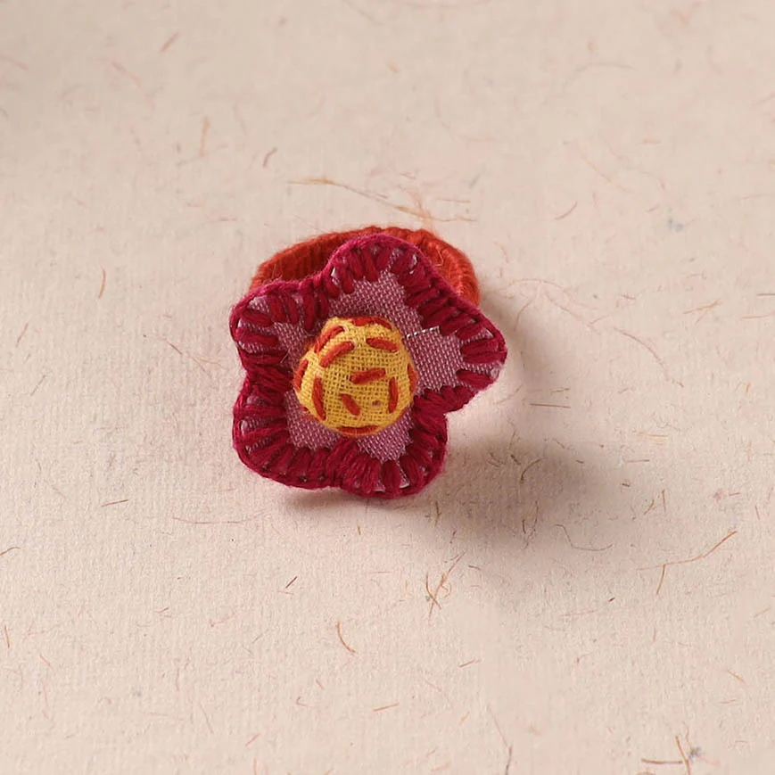 Flower - Handmade Fab Artwork Ring 31 - Image 2