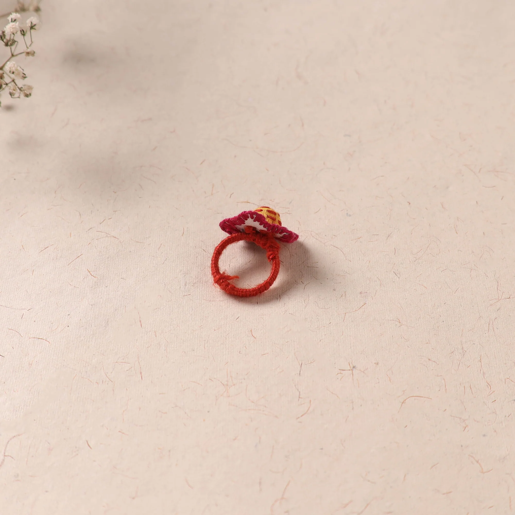 Flower - Handmade Fab Artwork Ring 31 - Image 3