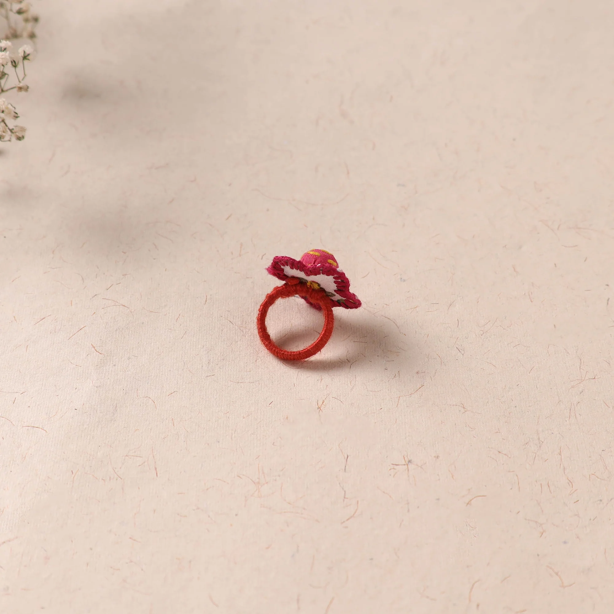 Flower - Handmade Fab Artwork Ring 32 - Image 3
