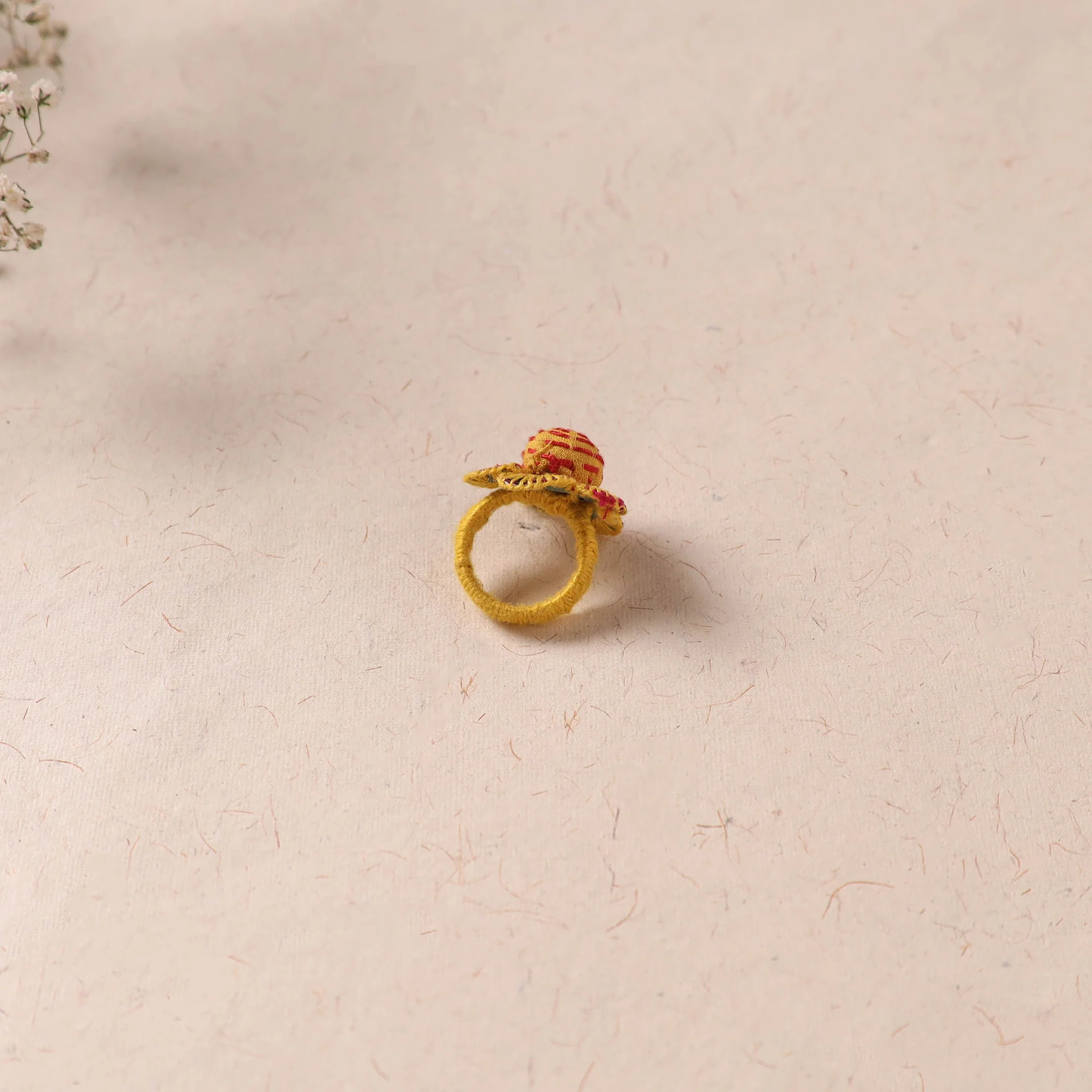Flower - Handmade Fab Artwork Ring 33 - Image 3