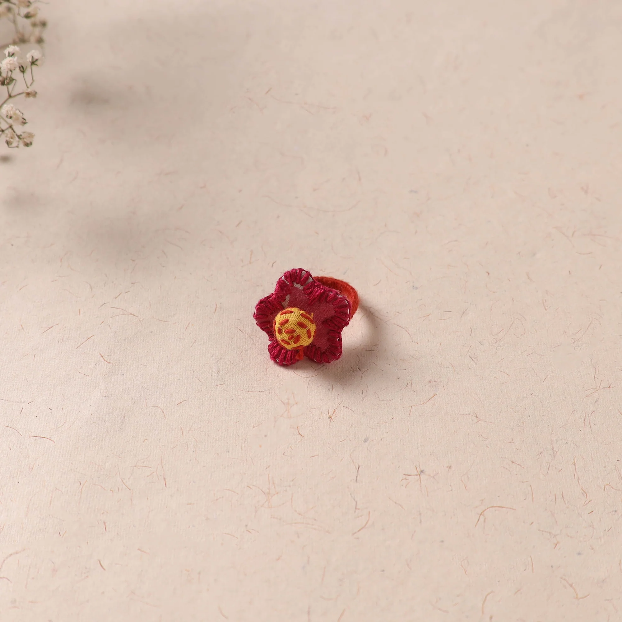 Flower - Handmade Fab Artwork Ring 34