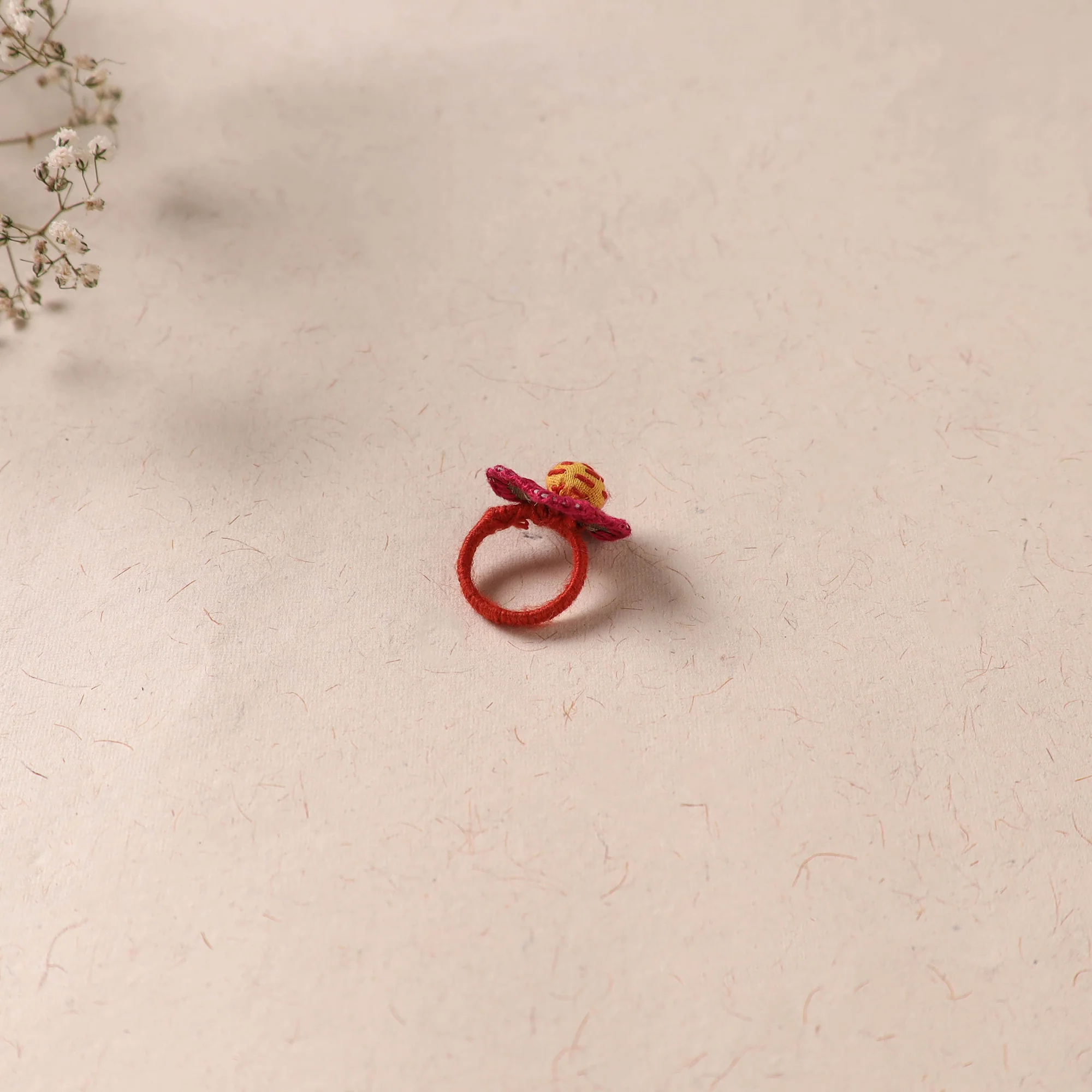 Flower - Handmade Fab Artwork Ring 34 - Image 3
