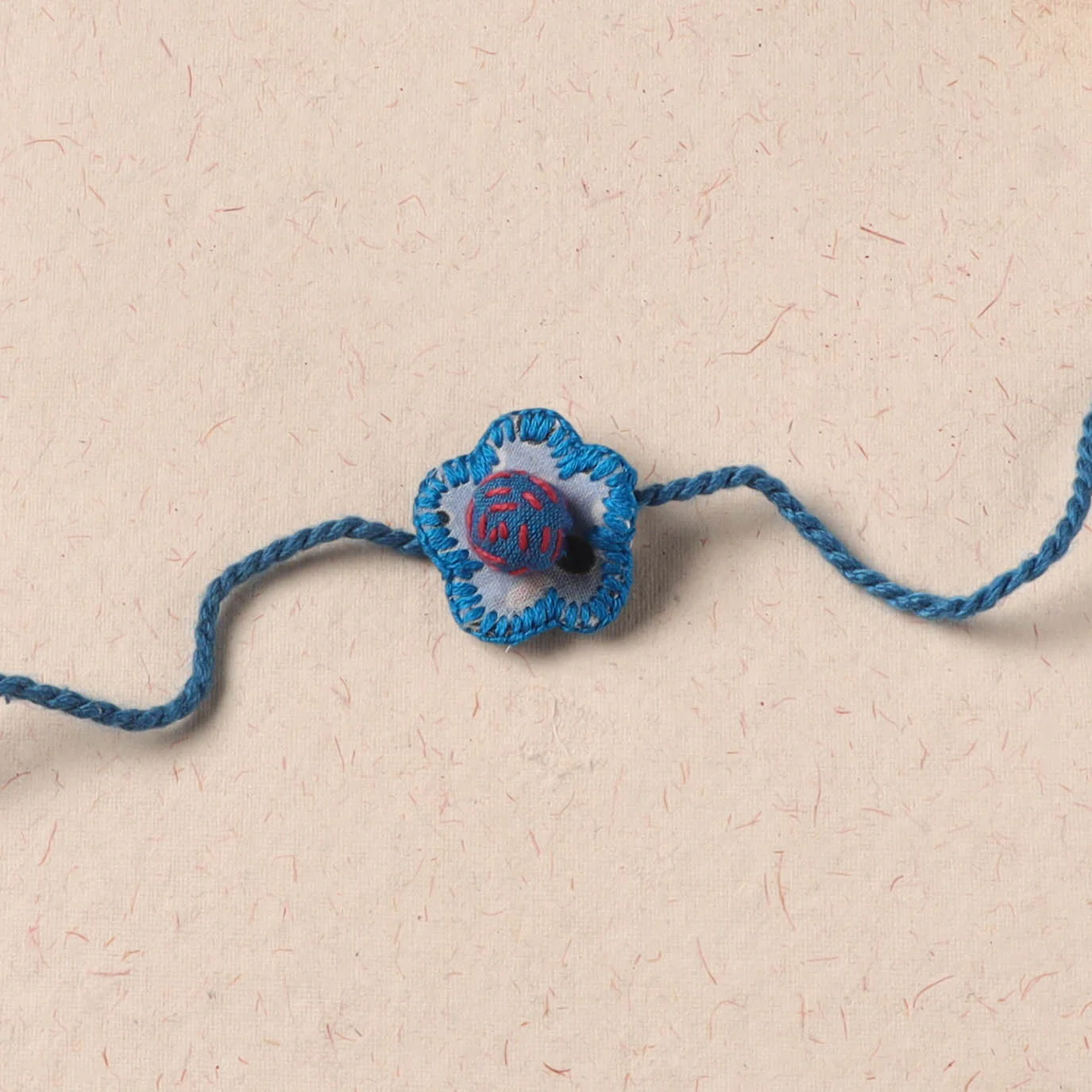 Flower - Handmade Threadwork Kids Rakhi (Assorted) 30 - Image 2
