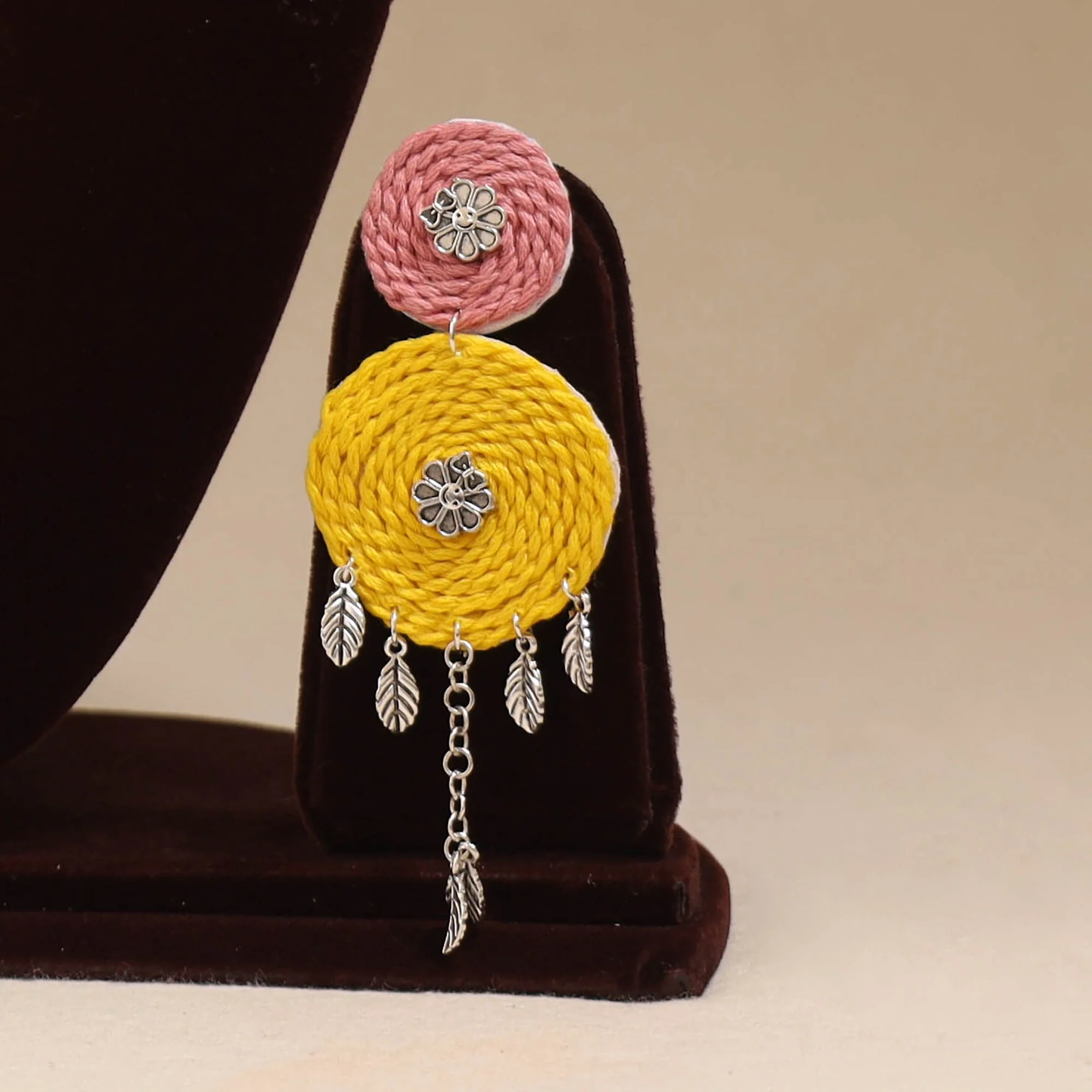 Multicolor - German Silver Thread Necklace Set 02 - Image 2