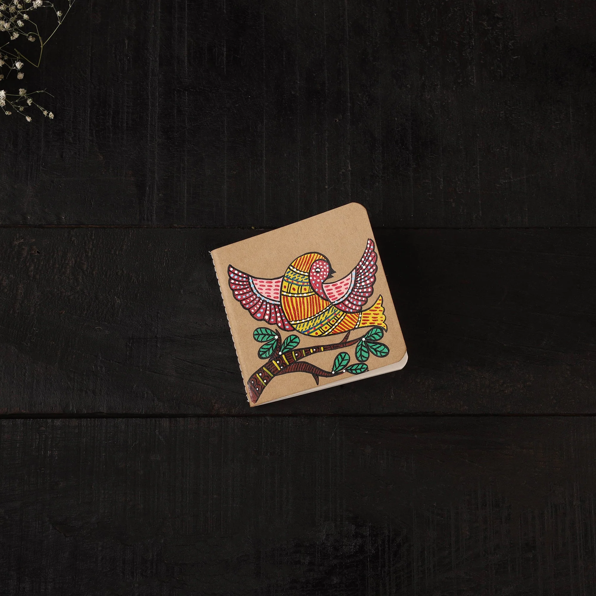 Gond Handpainted Handmade Paper Diaries (Set of 3) 28 - Image 4
