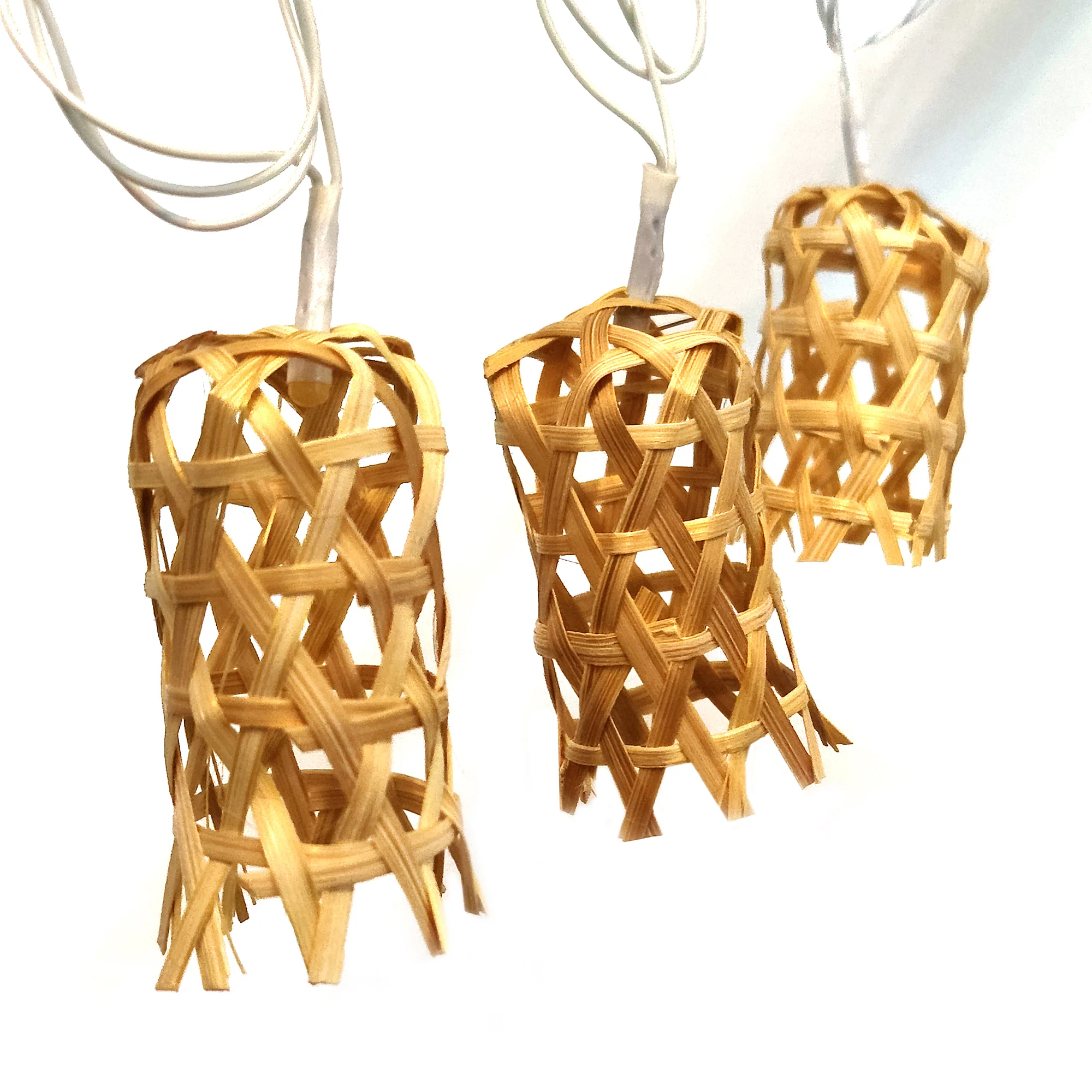 Handcrafted Bell Bamboo String Light (3M) - Image 3