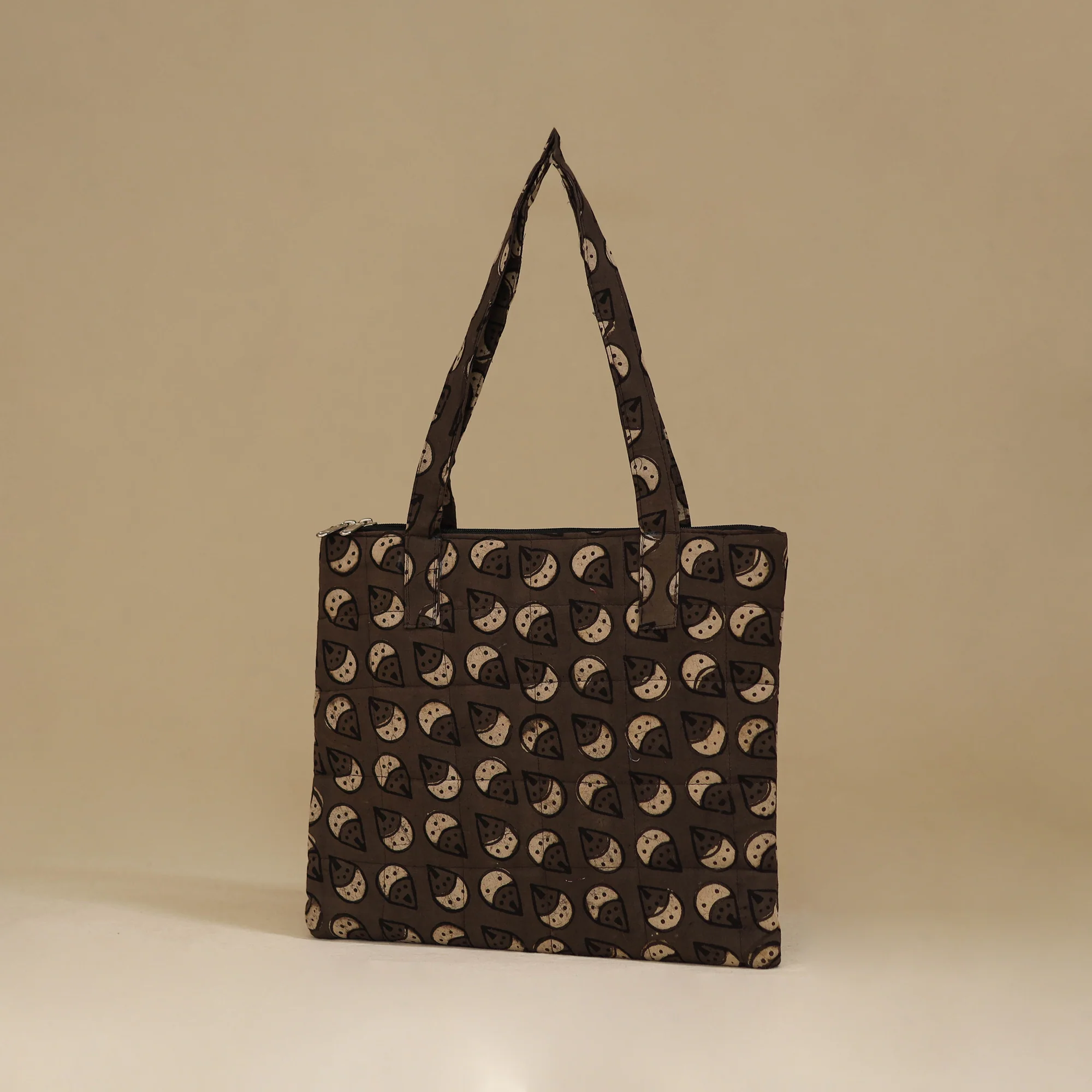 Handcrafted Cotton Quilted Handbag 07 - Image 2