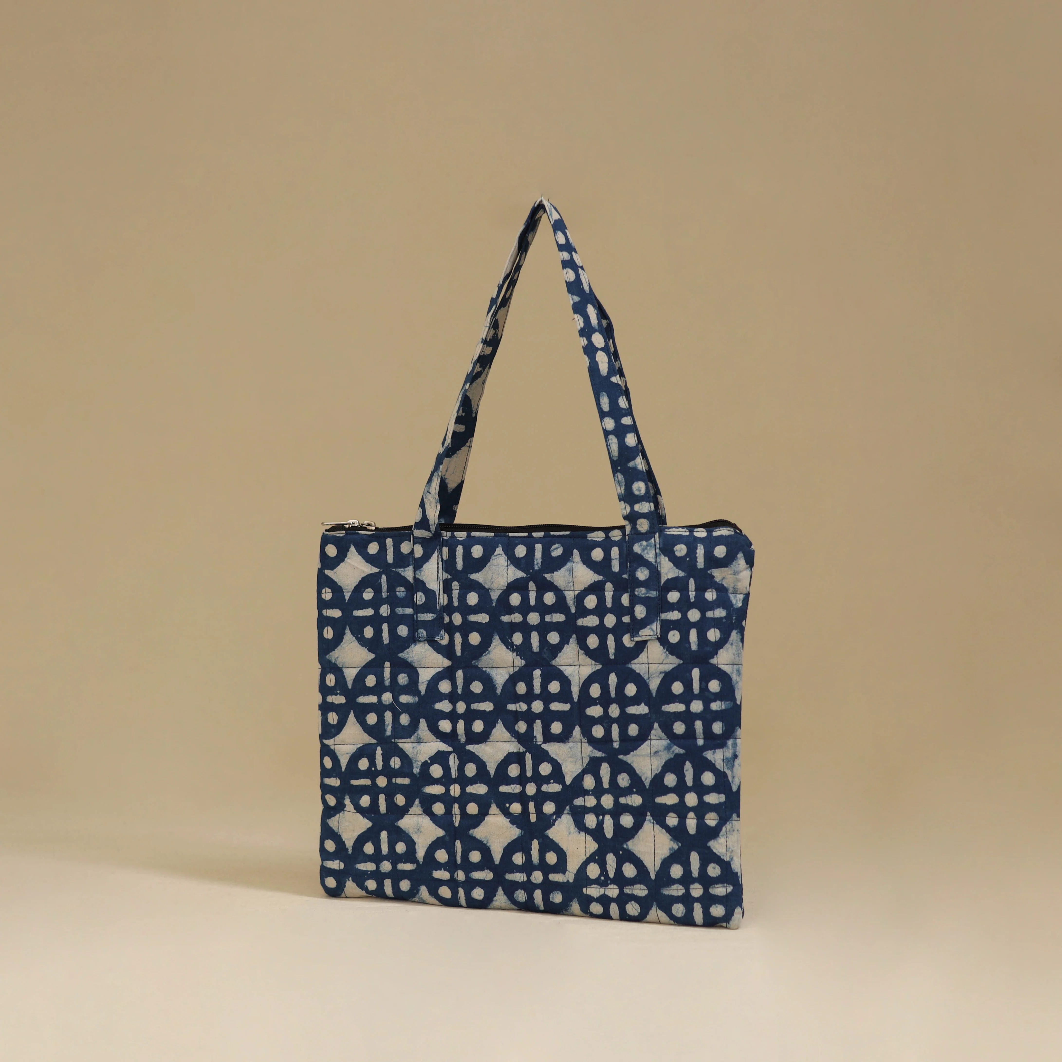 Handcrafted Cotton Quilted Handbag 17 - Image 2