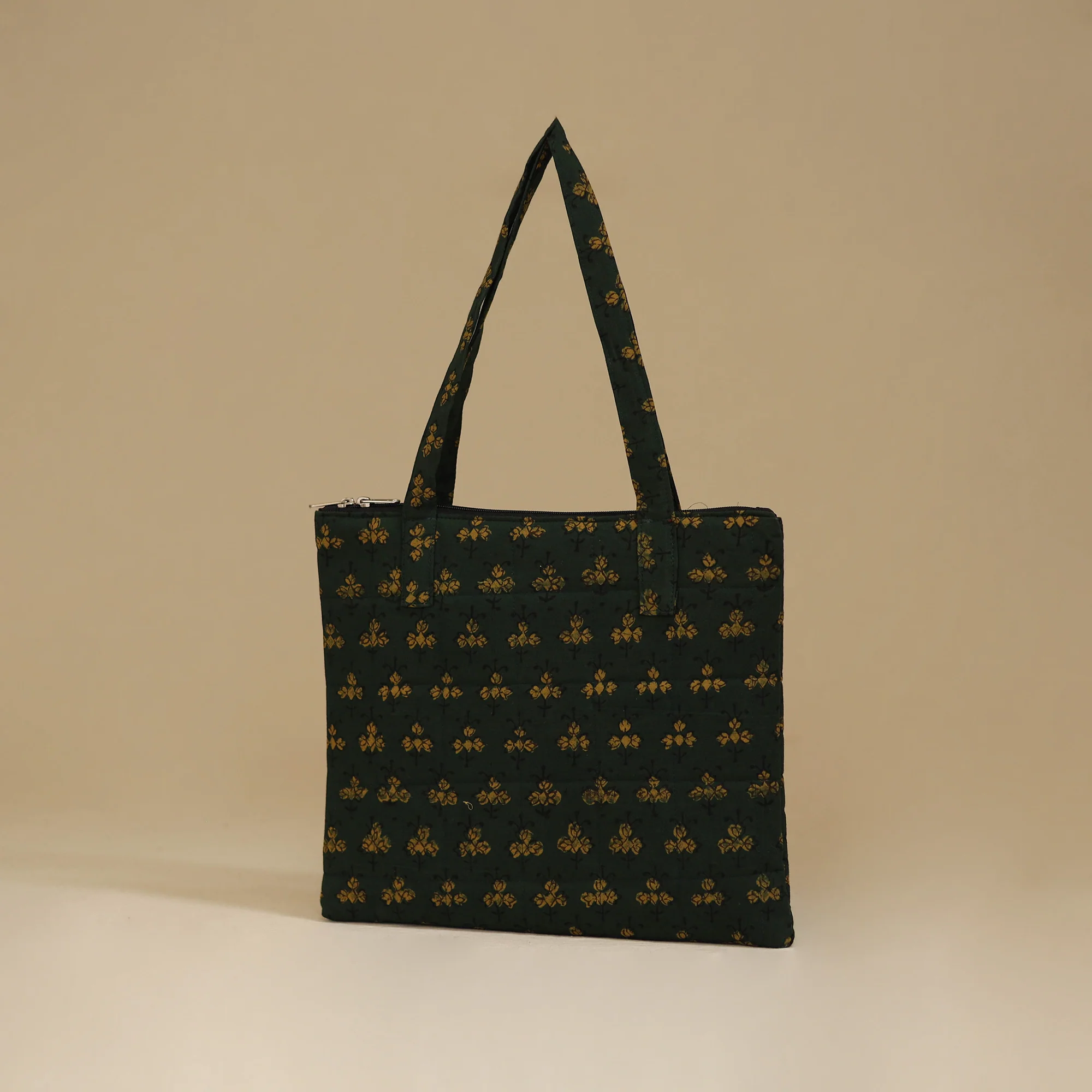 Handcrafted Cotton Quilted Handbag 27 - Image 2