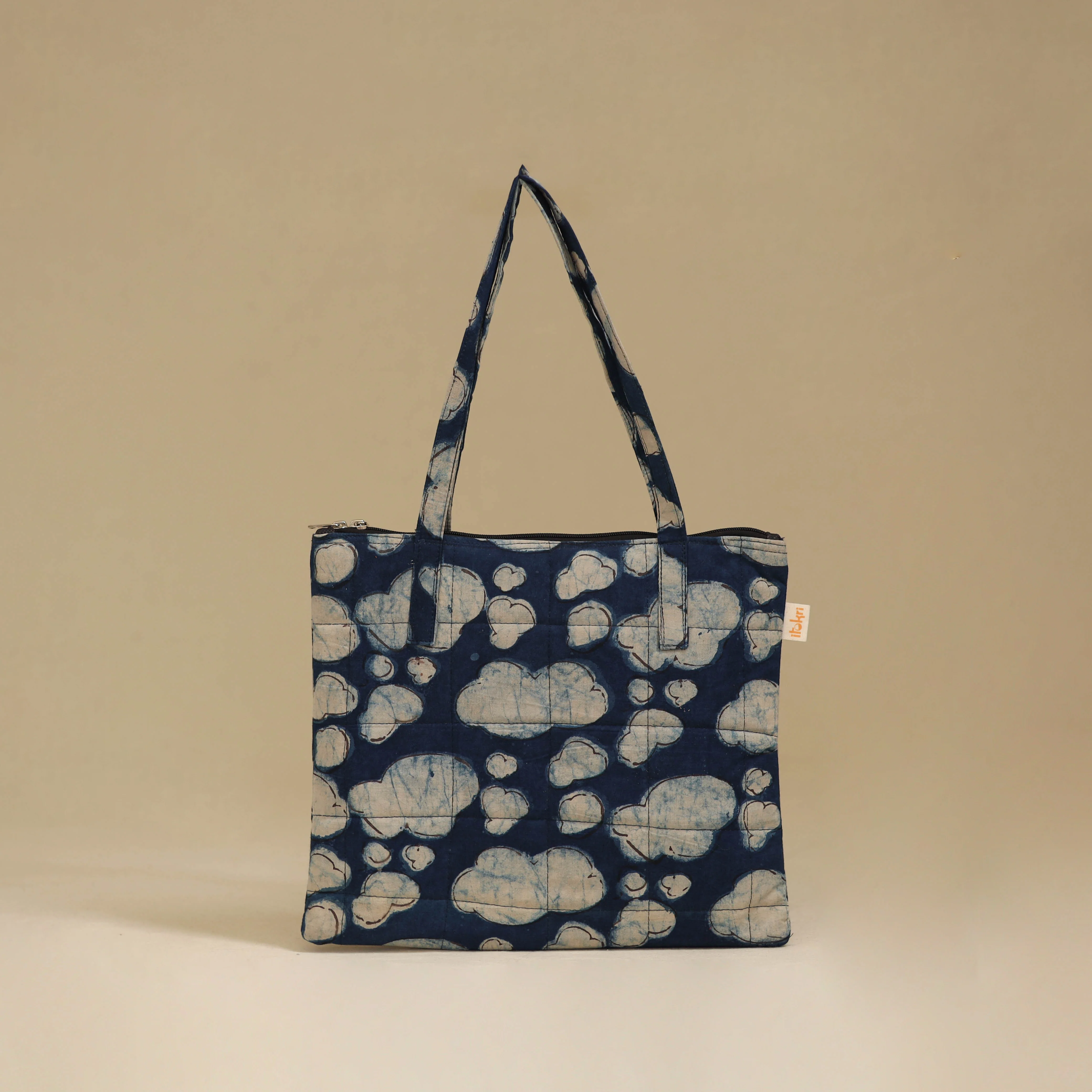 Handcrafted Cotton Quilted Handbag 30