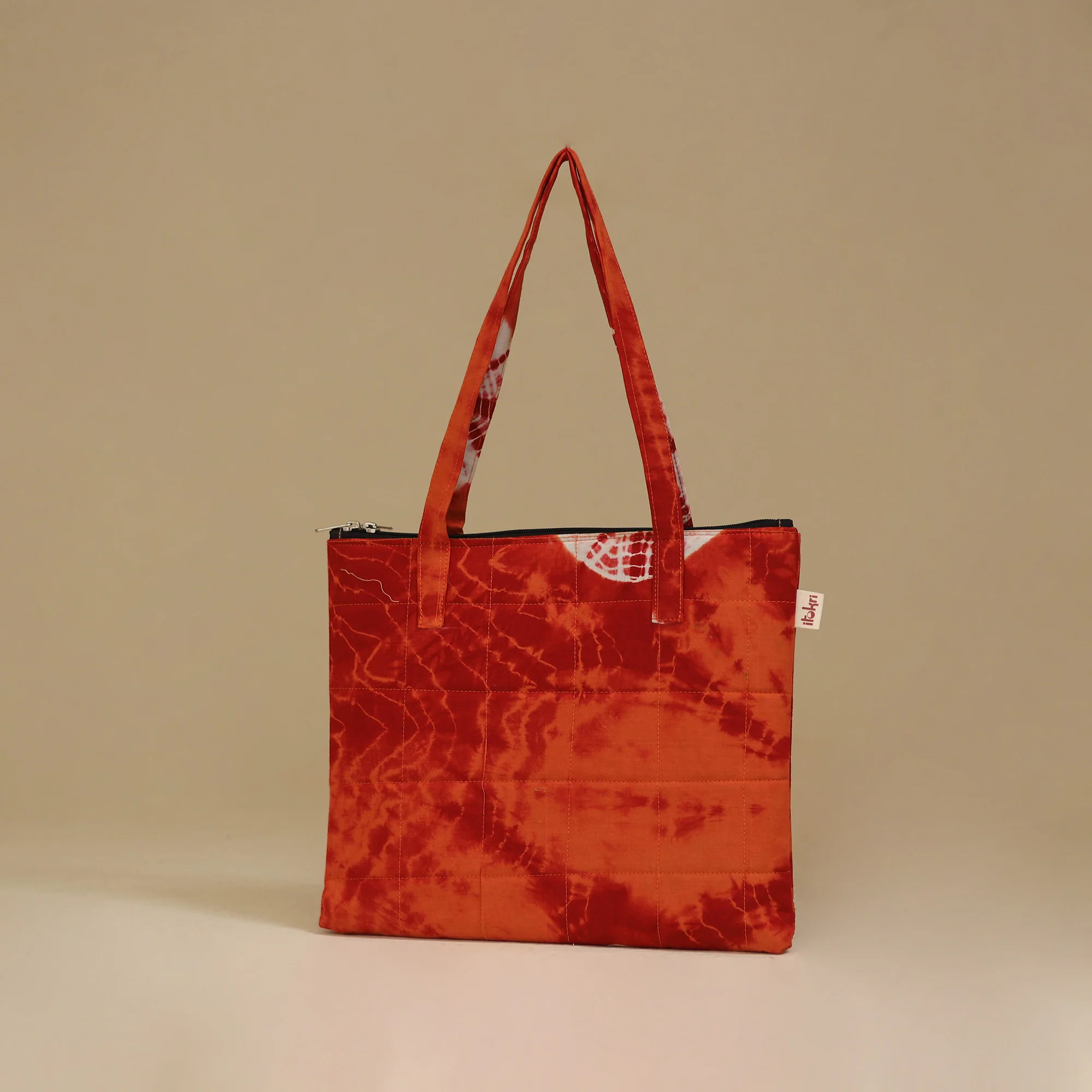 Handcrafted Cotton Quilted Handbag 31 - Image 2